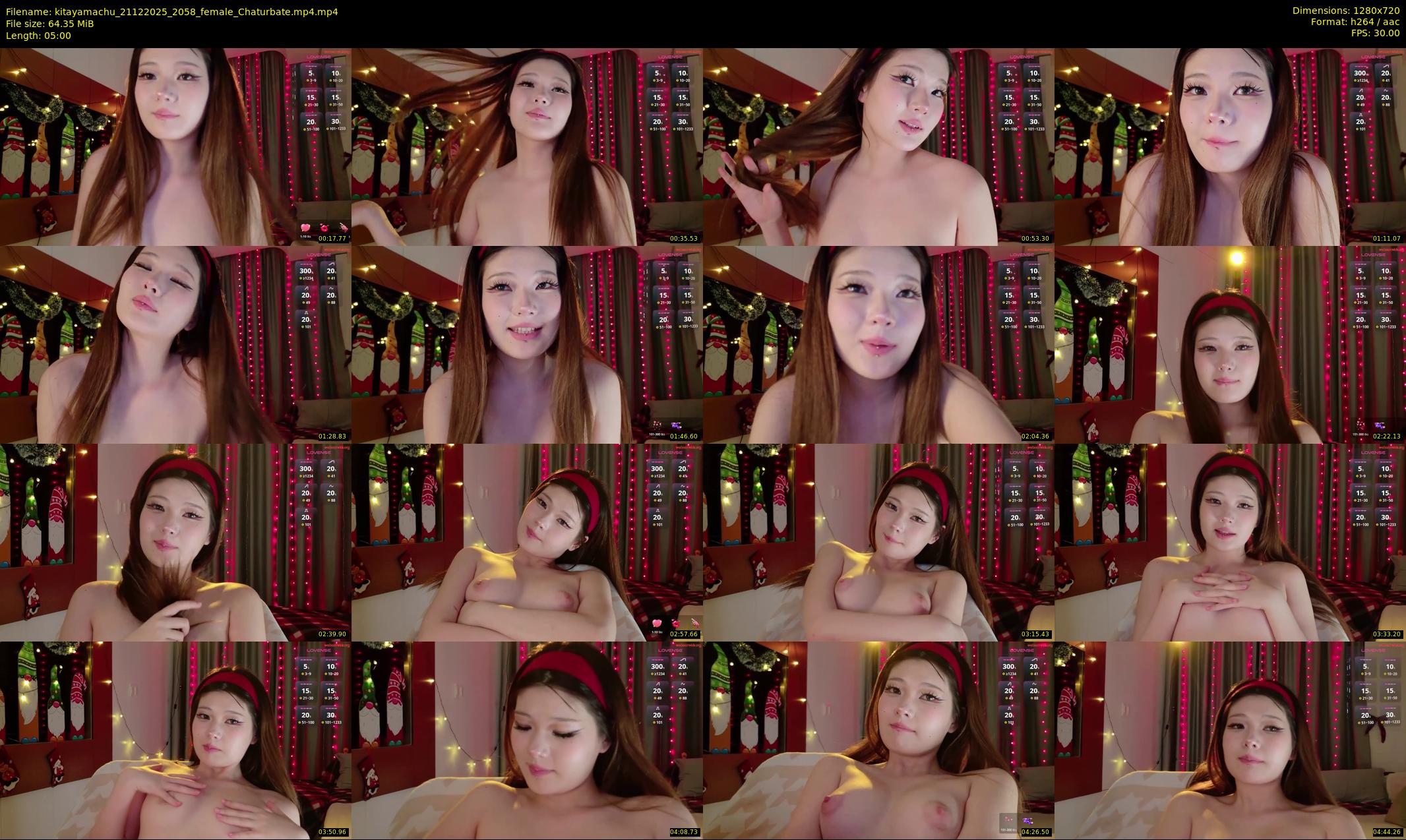 kitayamachu — 5 minute Chaturbate female cam show recording, 720p, Dec 21, 2025
