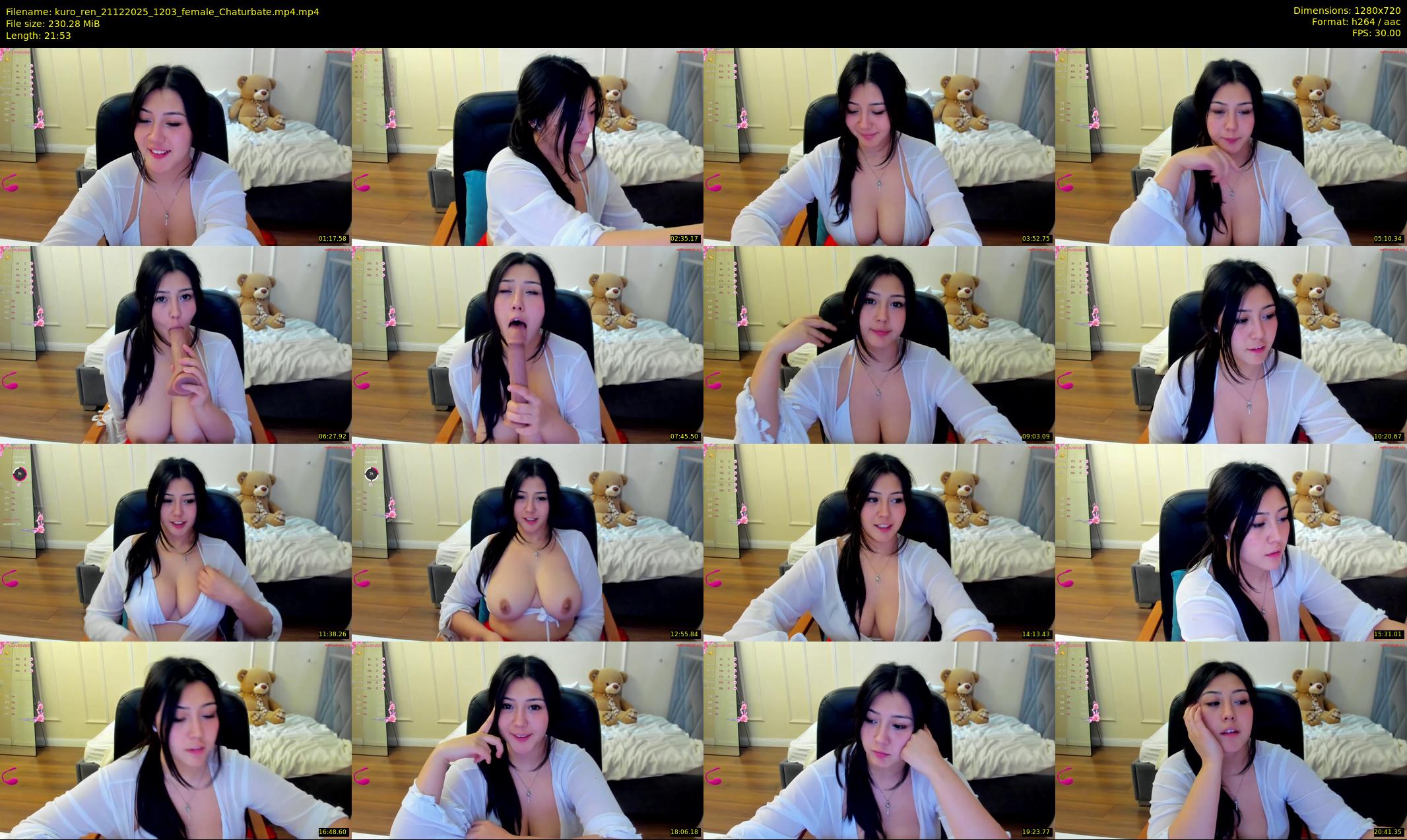 kuro_ren — 22 minute Chaturbate female cam show recording, 720p, Dec 21, 2025