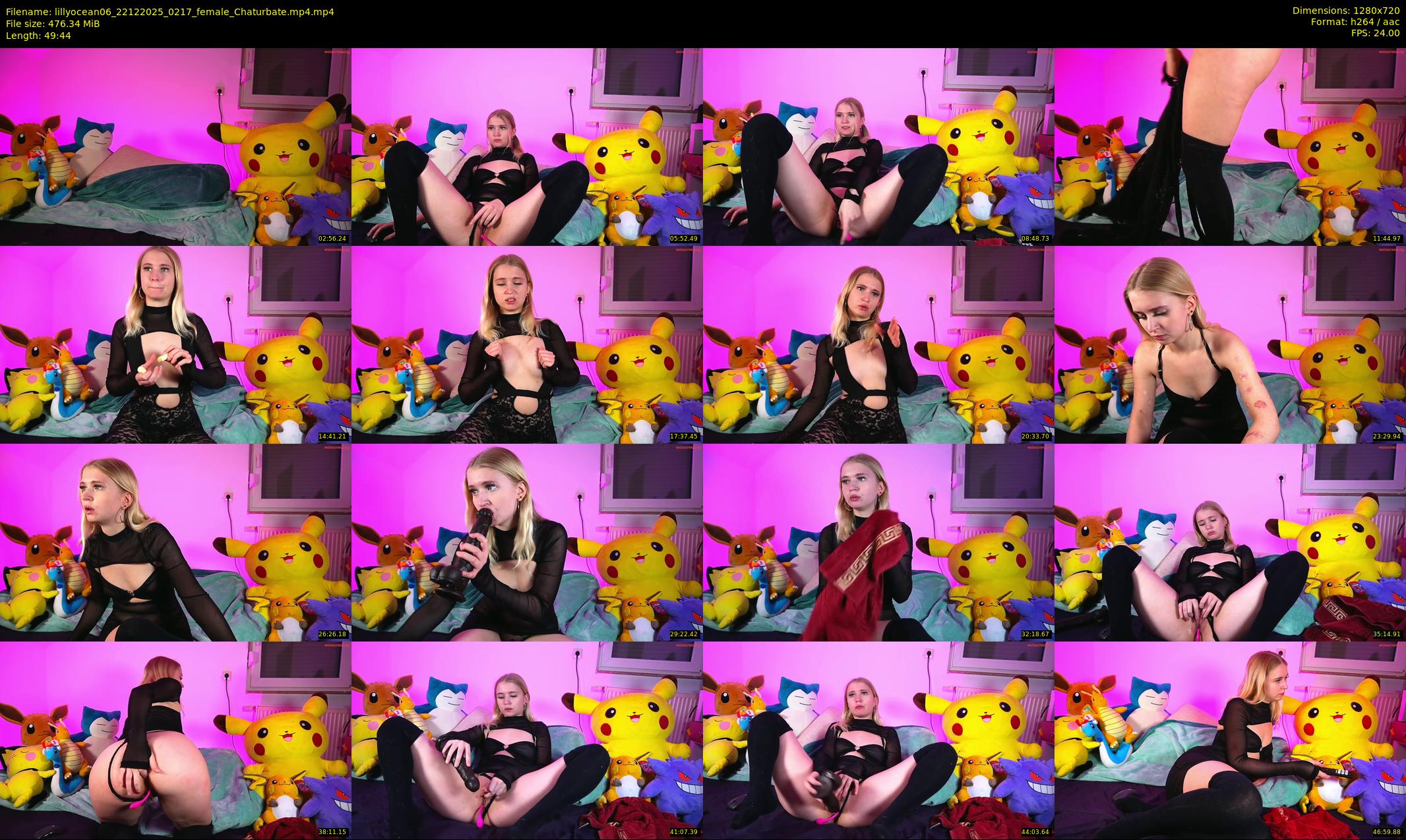 lillyocean06 — 50 minute Chaturbate female cam show recording, 720p, Dec 22, 2025