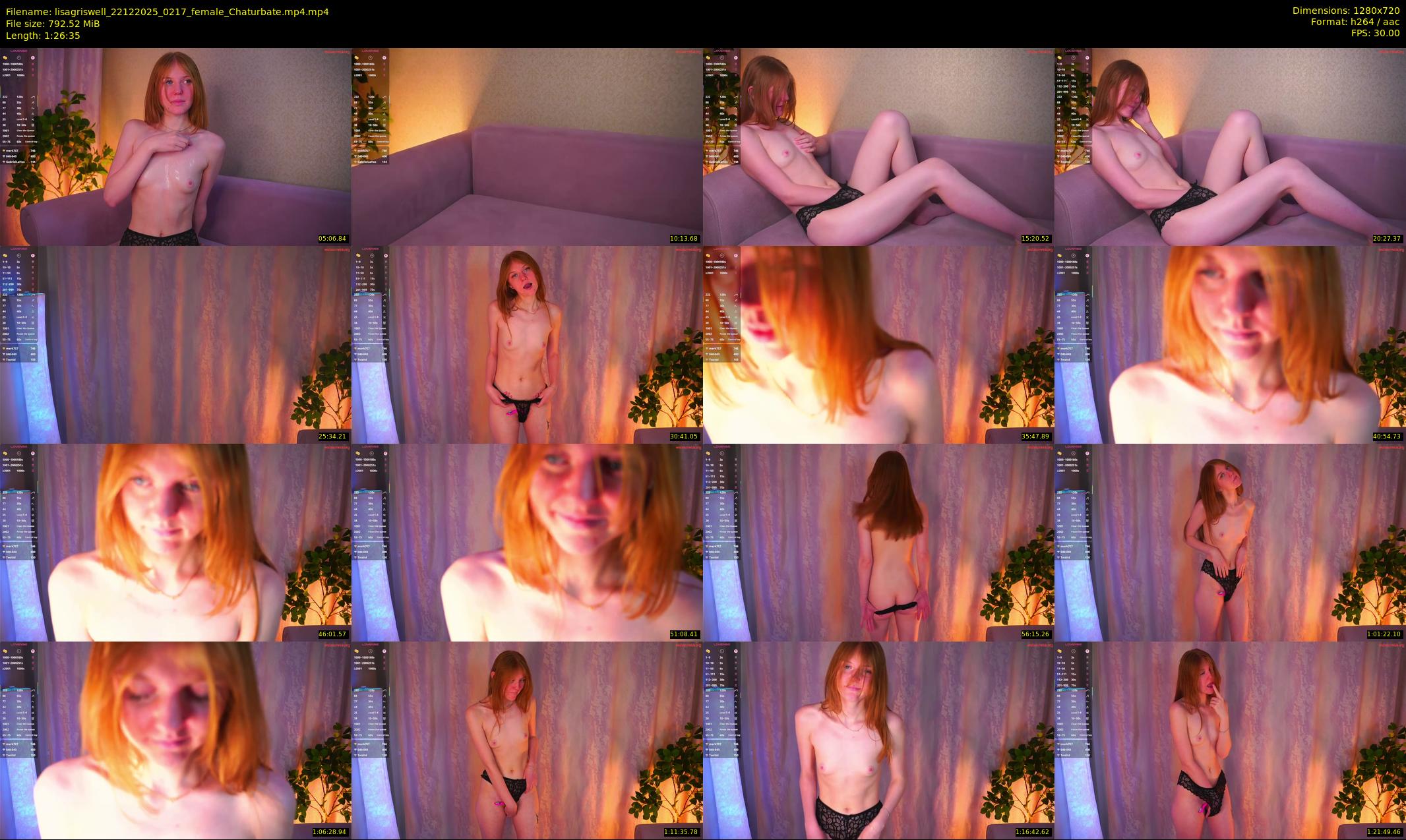 lisagriswell — 87 minute Chaturbate female cam show recording, 720p, Dec 22, 2025