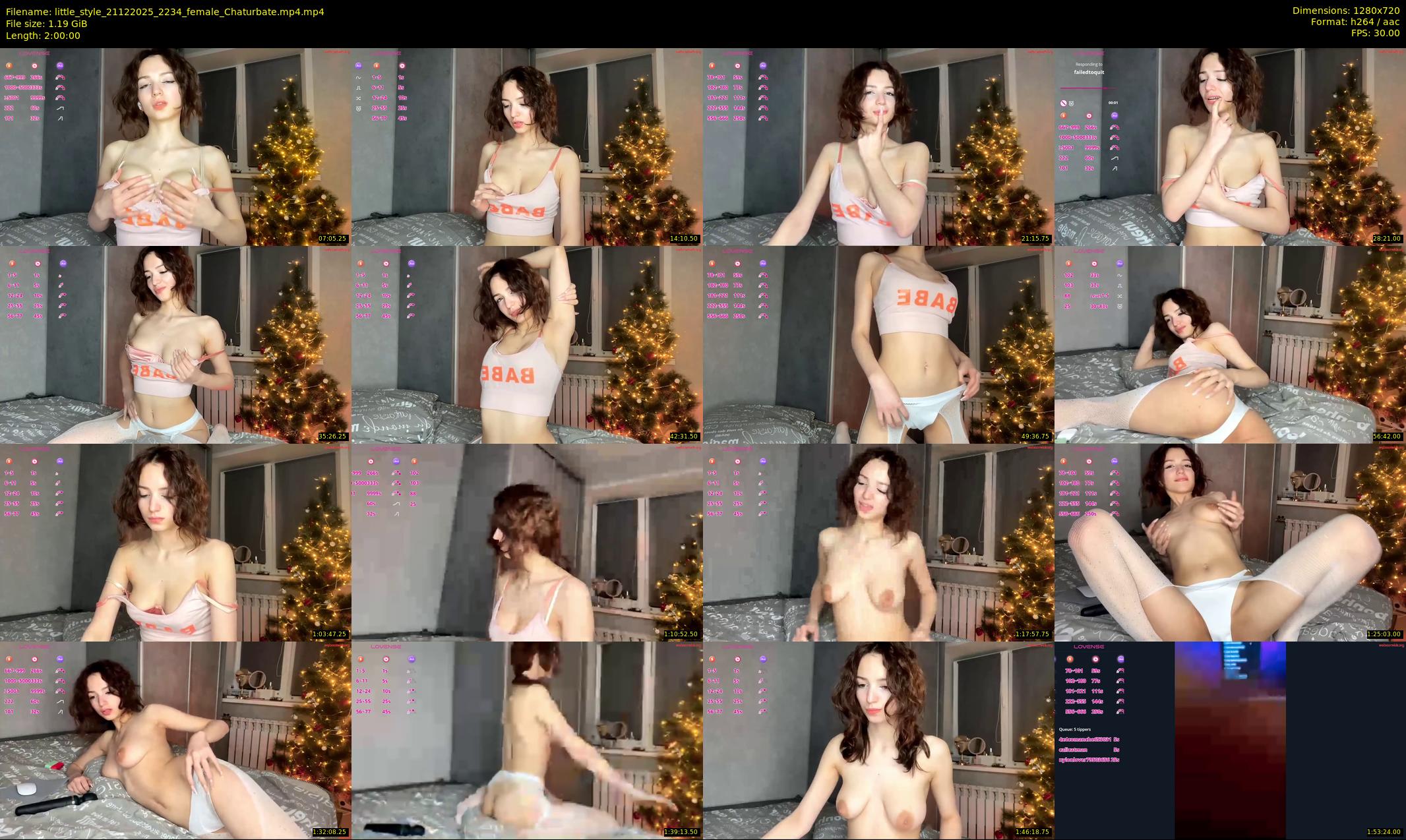little_style — 120 minute Chaturbate female cam show recording, 720p, Dec 21, 2025