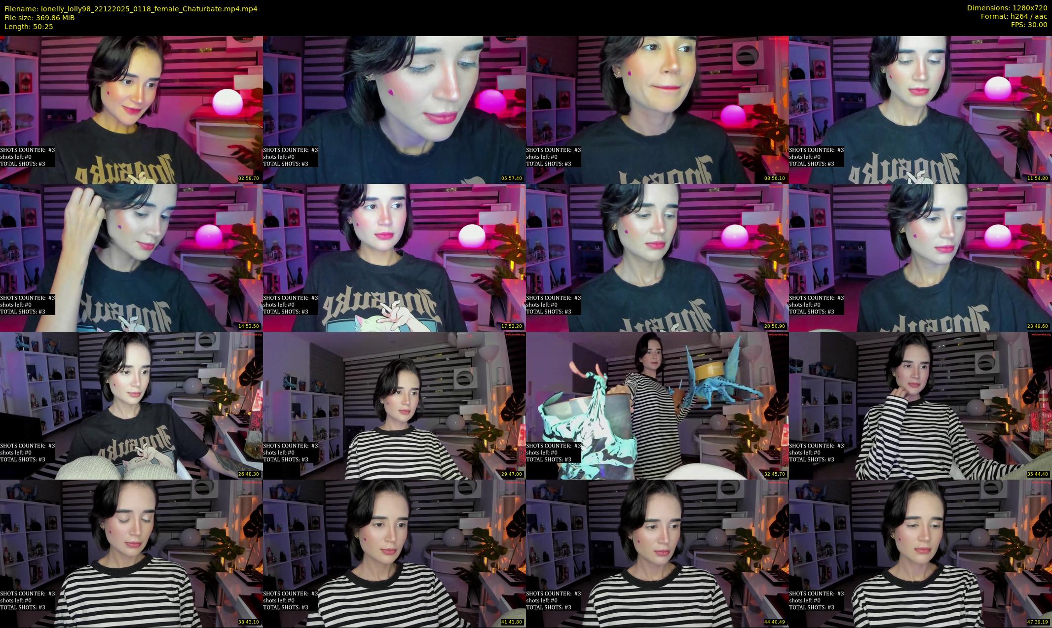 lonelly_lolly98 — 51 minute Chaturbate female cam show recording, 720p, Dec 22, 2025