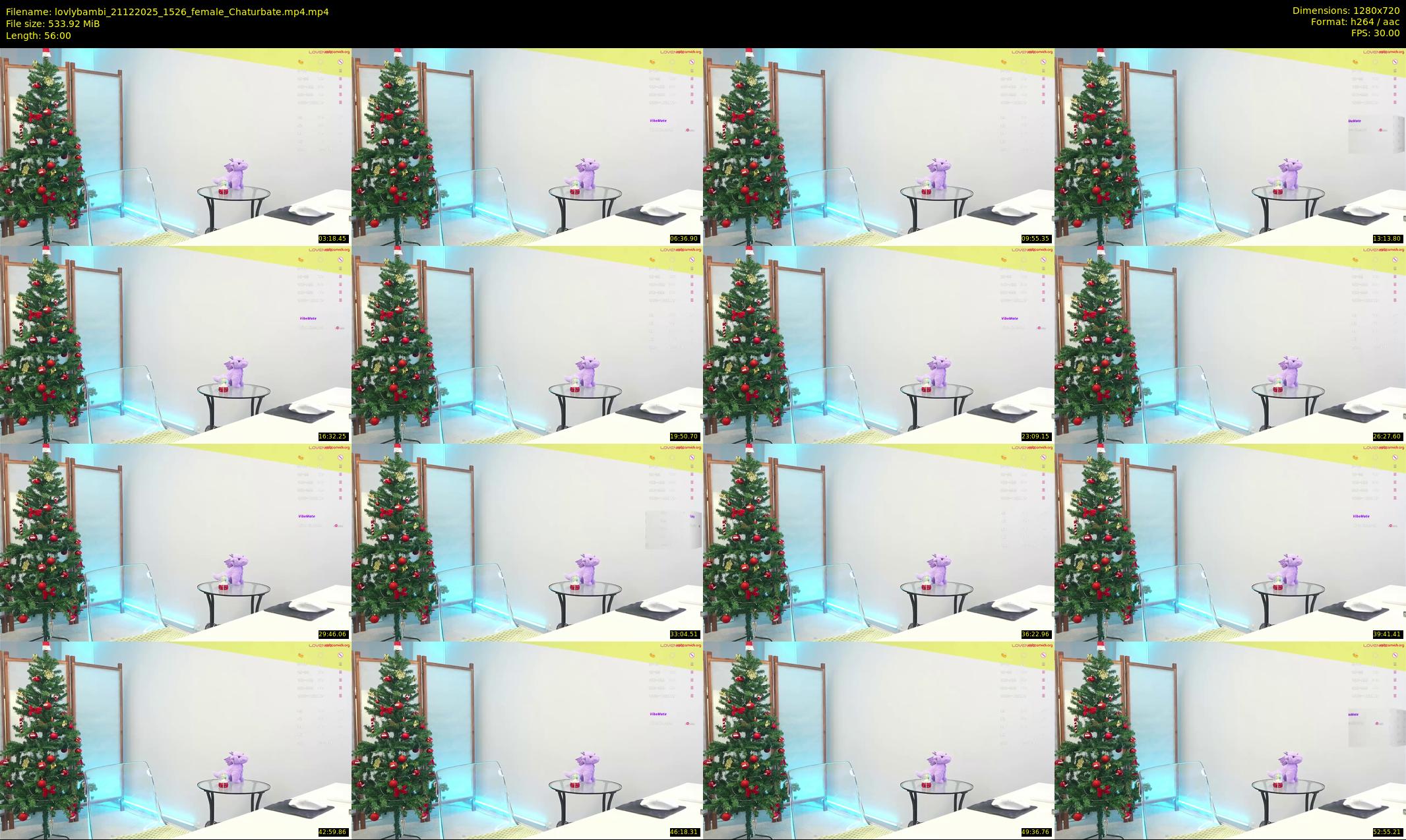 lovlybambi — 56 minute Chaturbate female cam show recording, 720p, Dec 21, 2025