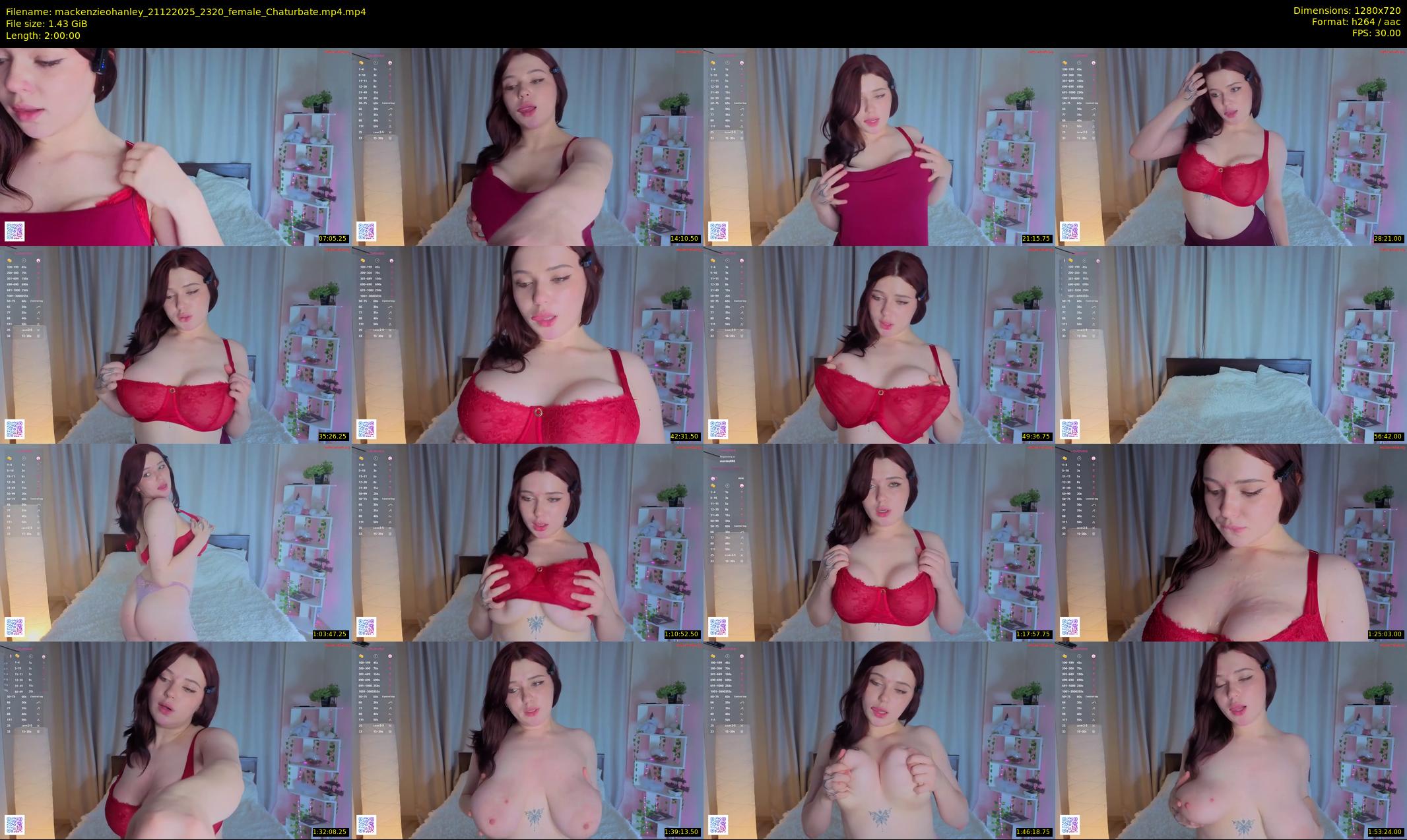 mackenzieohanley — 120 minute Chaturbate female cam show recording, 720p, Dec 21, 2025