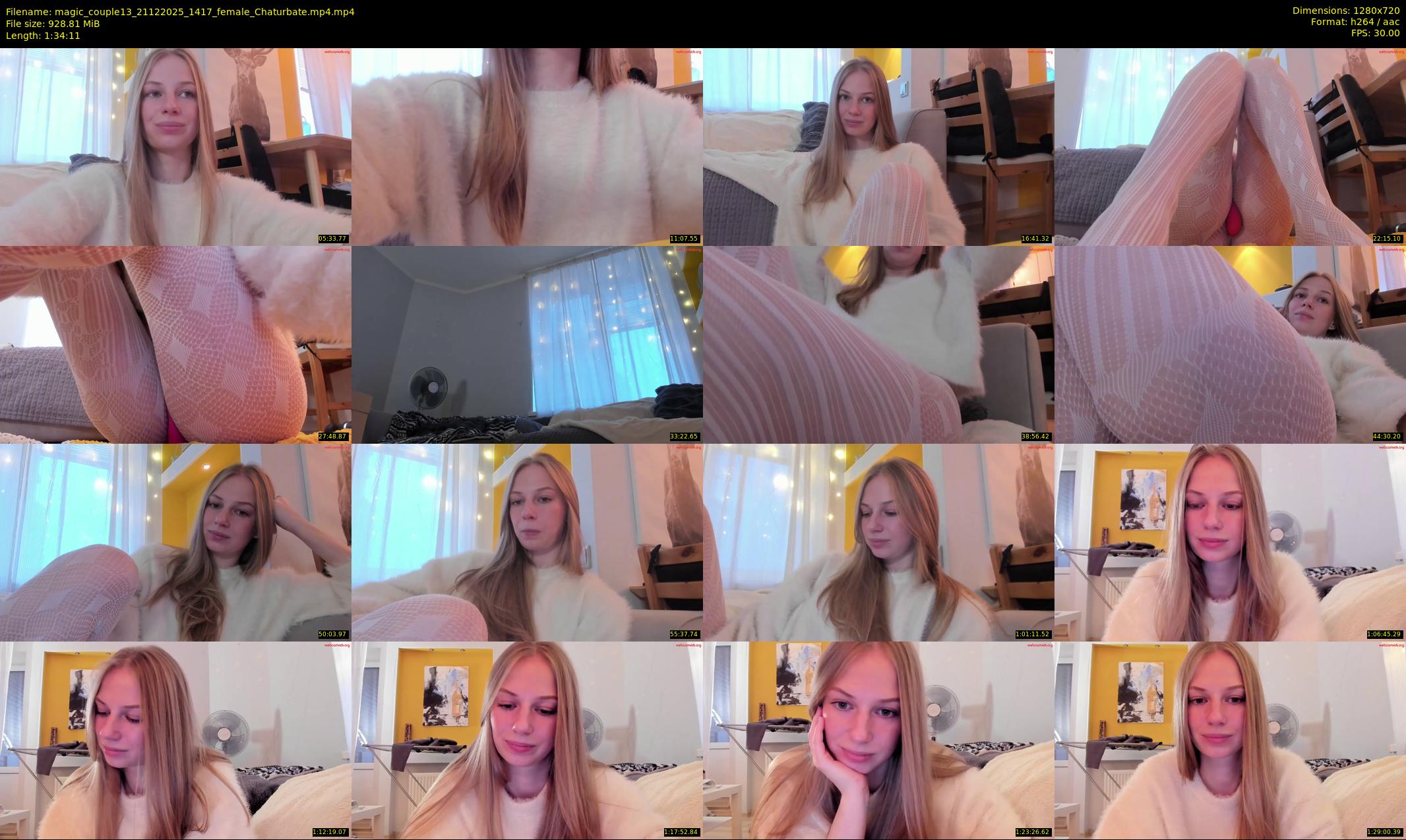 magic_couple13 — 95 minute Chaturbate couple cam show recording, 720p, Dec 21, 2025