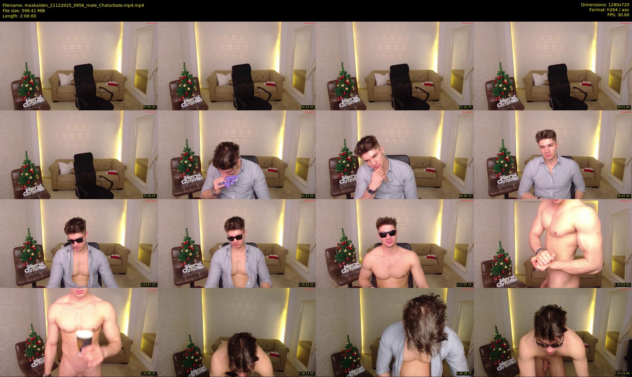 maxkaiden — 120 minute Chaturbate male cam show recording, 720p, Dec 21, 2025
