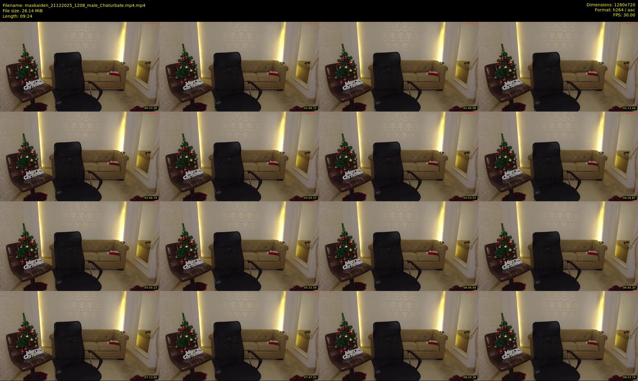 maxkaiden — 10 minute Chaturbate male cam show recording, 720p, Dec 21, 2025