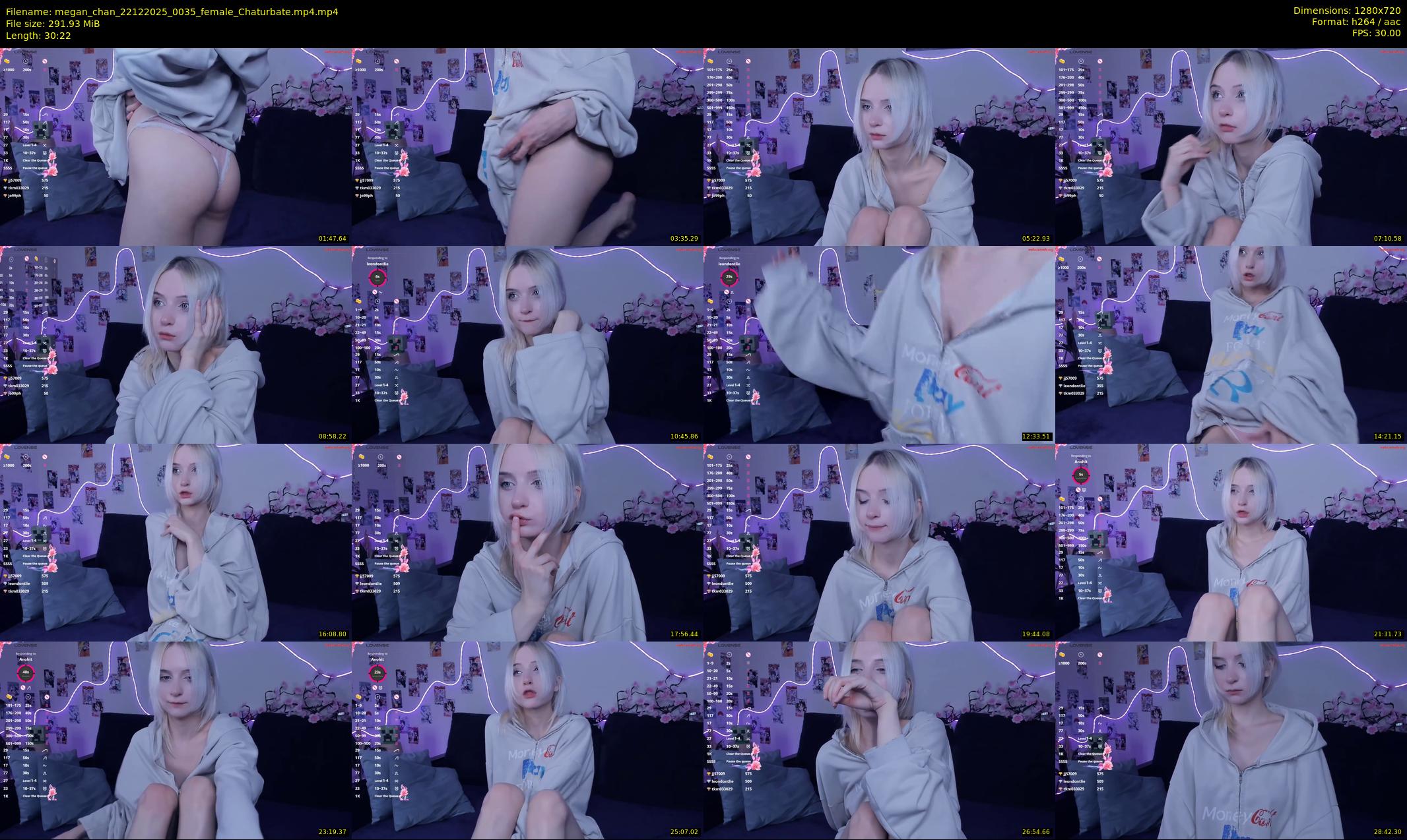 megan_chan — 31 minute Chaturbate couple cam show recording, 720p, Dec 22, 2025