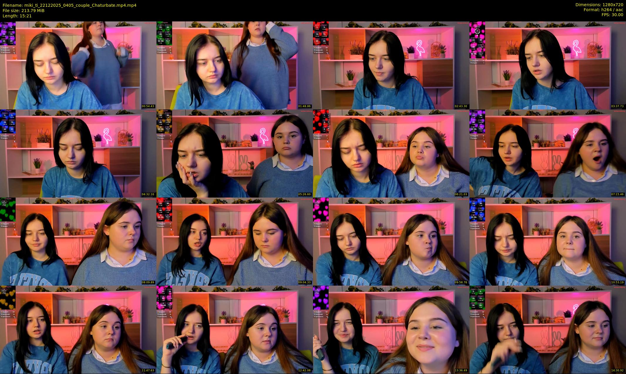 miki_ti — 16 minute Chaturbate female cam show recording, 720p, Dec 22, 2025