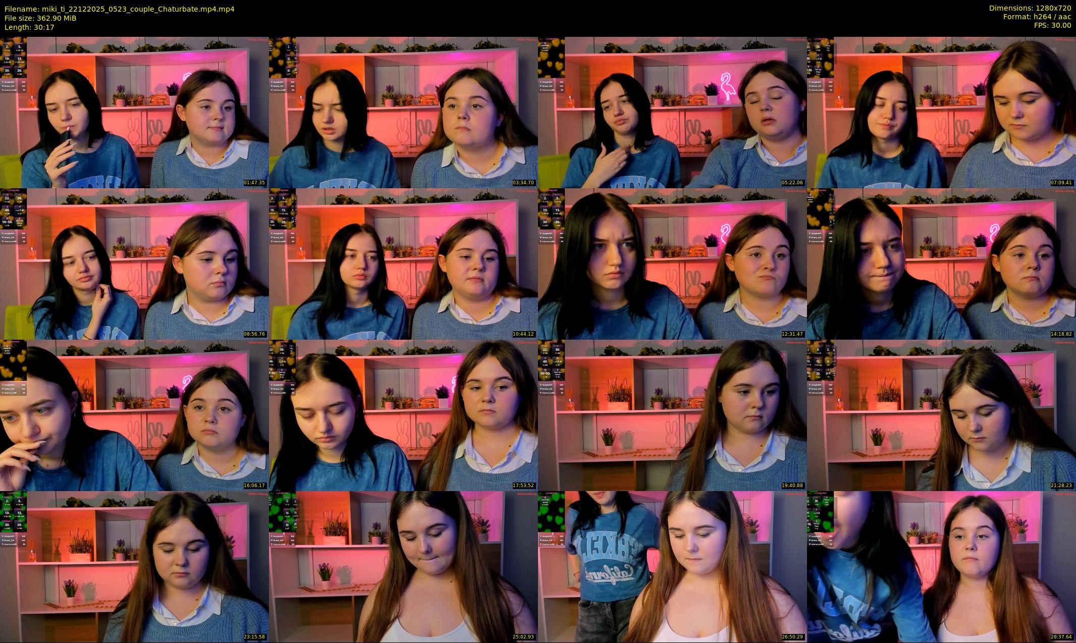 miki_ti — 31 minute Chaturbate female cam show recording, 720p, Dec 22, 2025