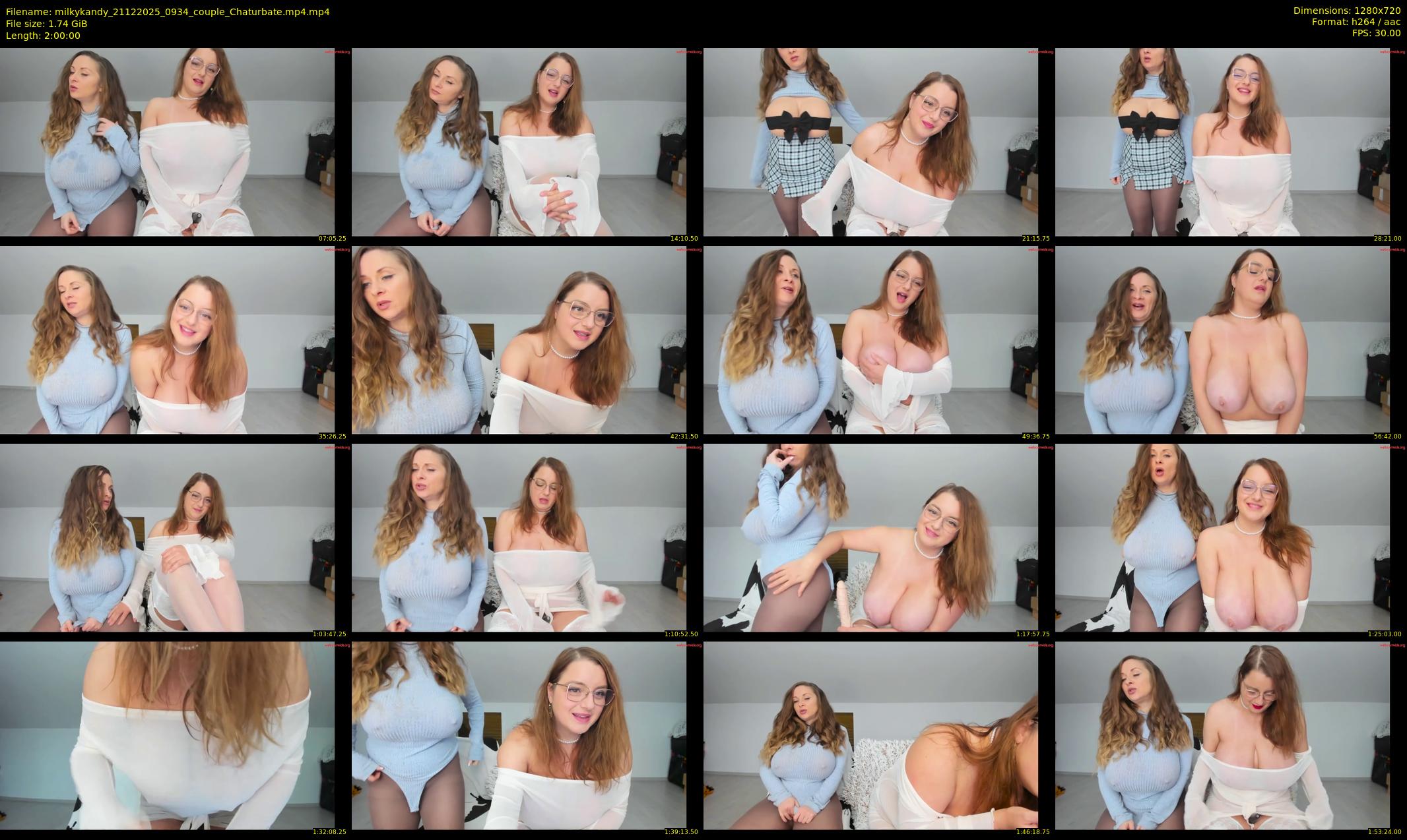 milkykandy — 120 minute Chaturbate female cam show recording, 720p, Dec 21, 2025