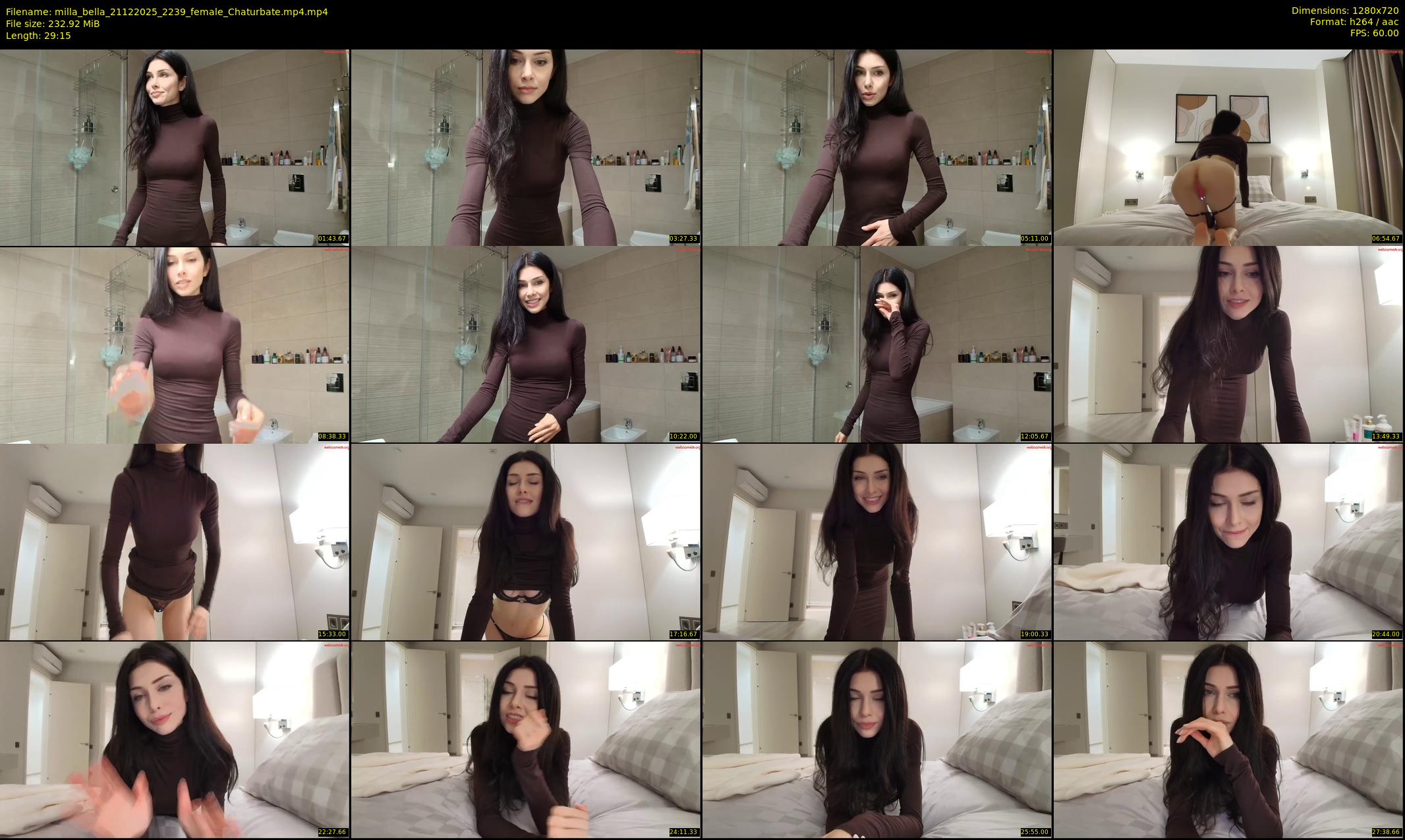 milla_bella — 30 minute Chaturbate female cam show recording, 720p, Dec 21, 2025