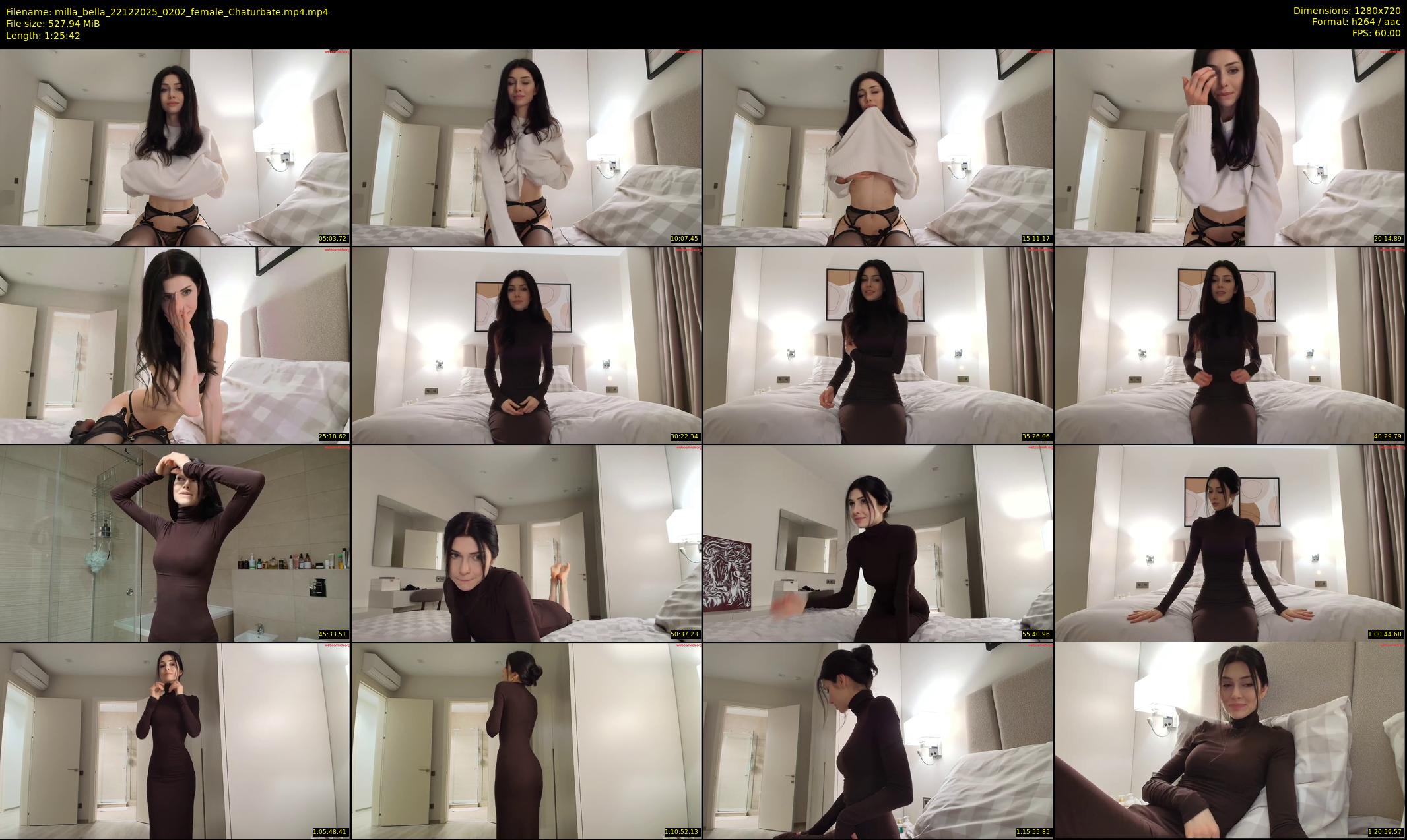 milla_bella — 86 minute Chaturbate female cam show recording, 720p, Dec 22, 2025