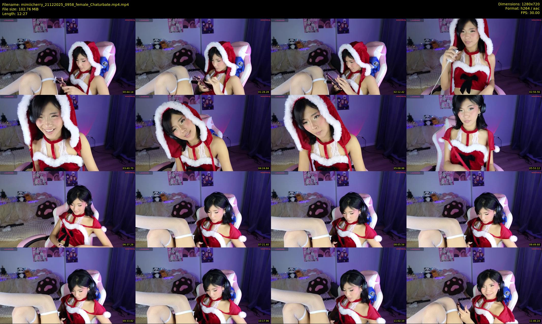 mimiicherry — 13 minute Chaturbate female cam show recording, 720p, Dec 21, 2025