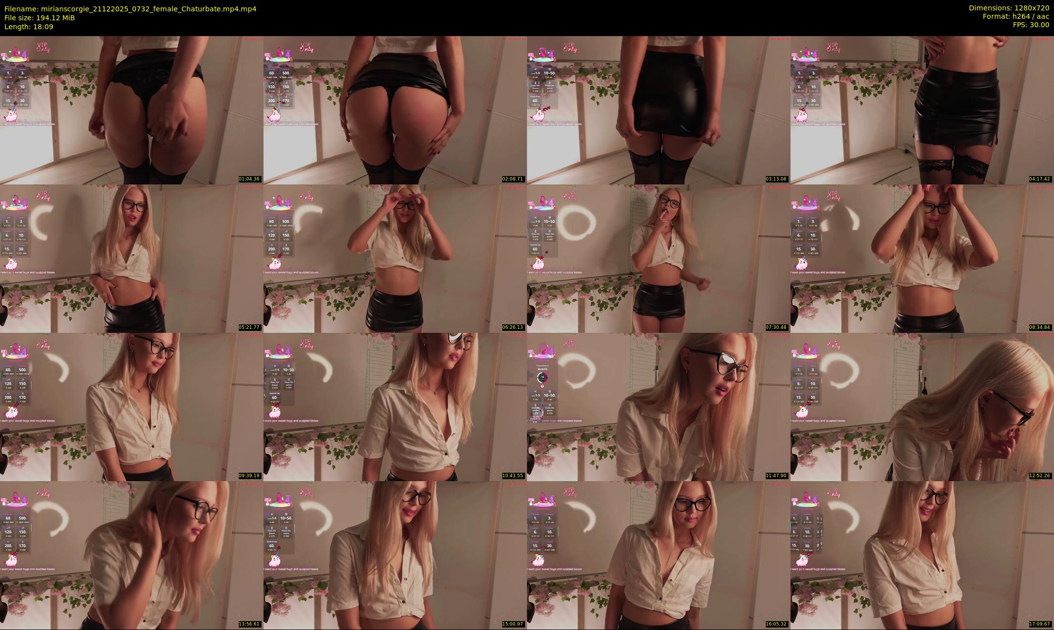 mirianscorgie — 19 minute Chaturbate female cam show recording, 720p, Dec 21, 2025