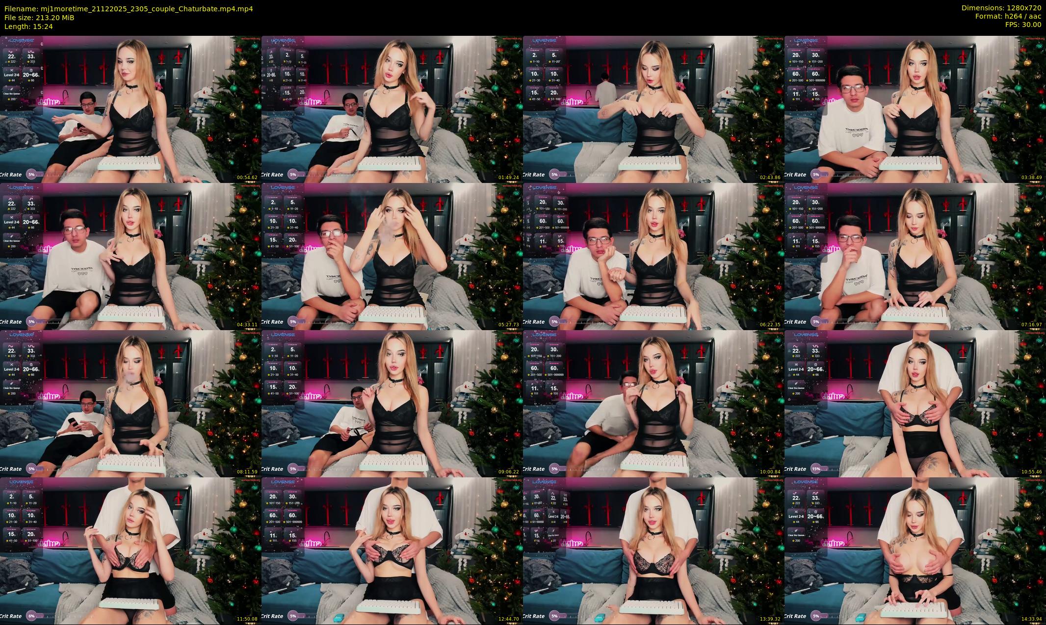 mj1moretime — 16 minute Chaturbate couple cam show recording, 720p, Dec 21, 2025
