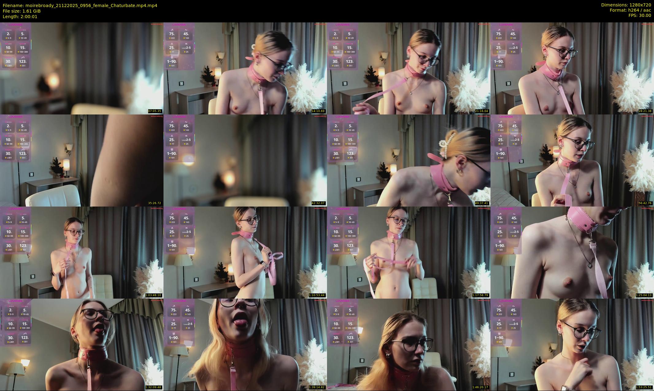 moirebroady — 121 minute Chaturbate female cam show recording, 720p, Dec 21, 2025