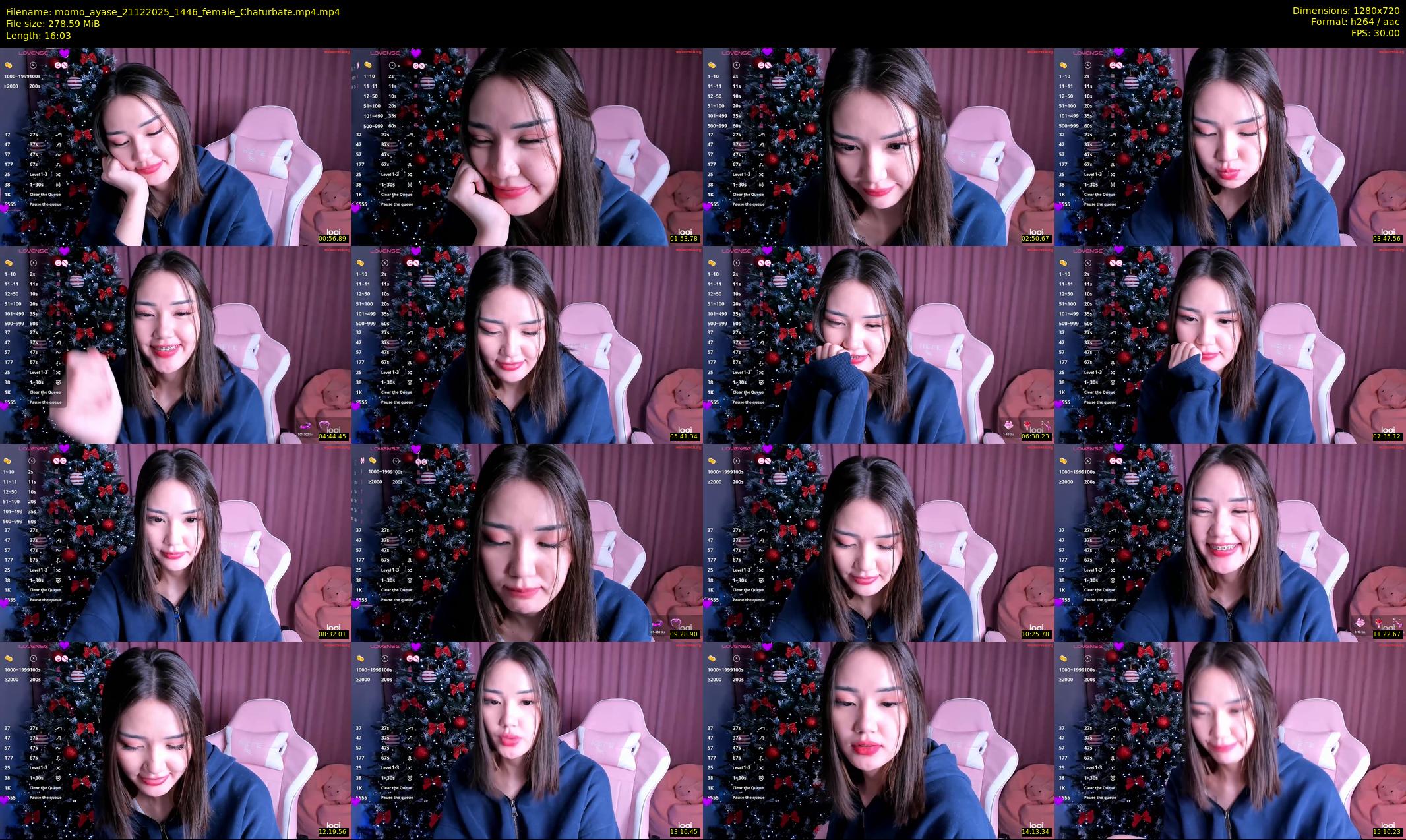 momo_ayase — 17 minute Chaturbate female cam show recording, 720p, Dec 21, 2025