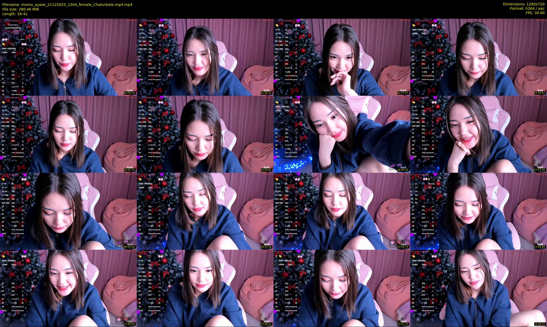 momo_ayase — 17 minute Chaturbate female cam show recording, 720p, Dec 21, 2025