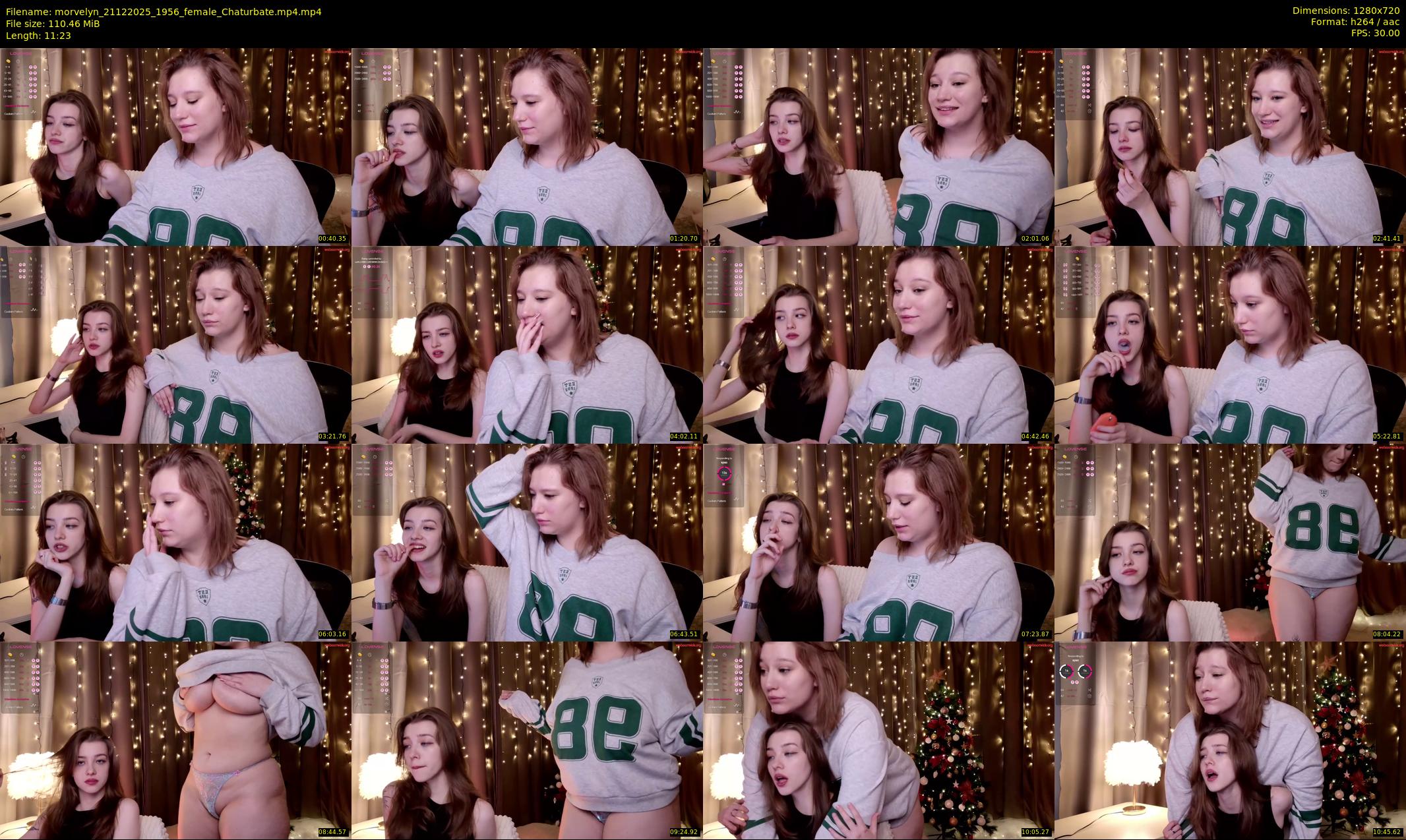 morvelyn — 12 minute Chaturbate female cam show recording, 720p, Dec 21, 2025