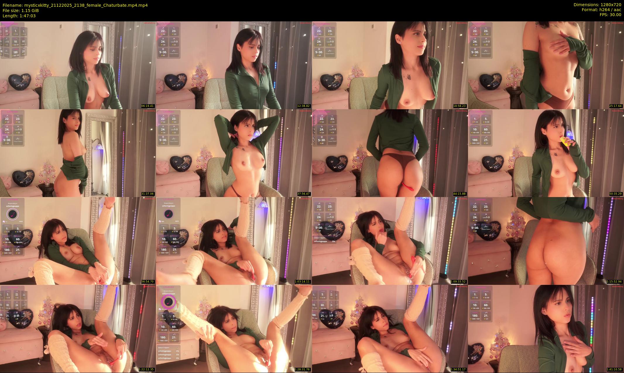 mysticxkitty — 108 minute Chaturbate female cam show recording, 720p, Dec 21, 2025