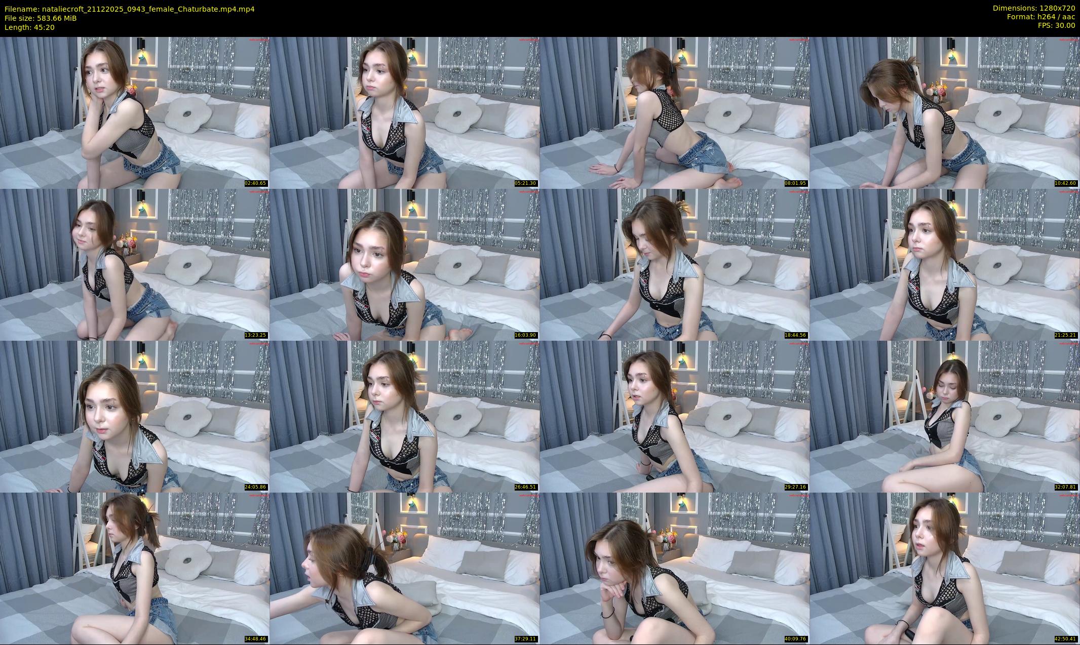 nataliecroft — 46 minute Chaturbate female cam show recording, 720p, Dec 21, 2025