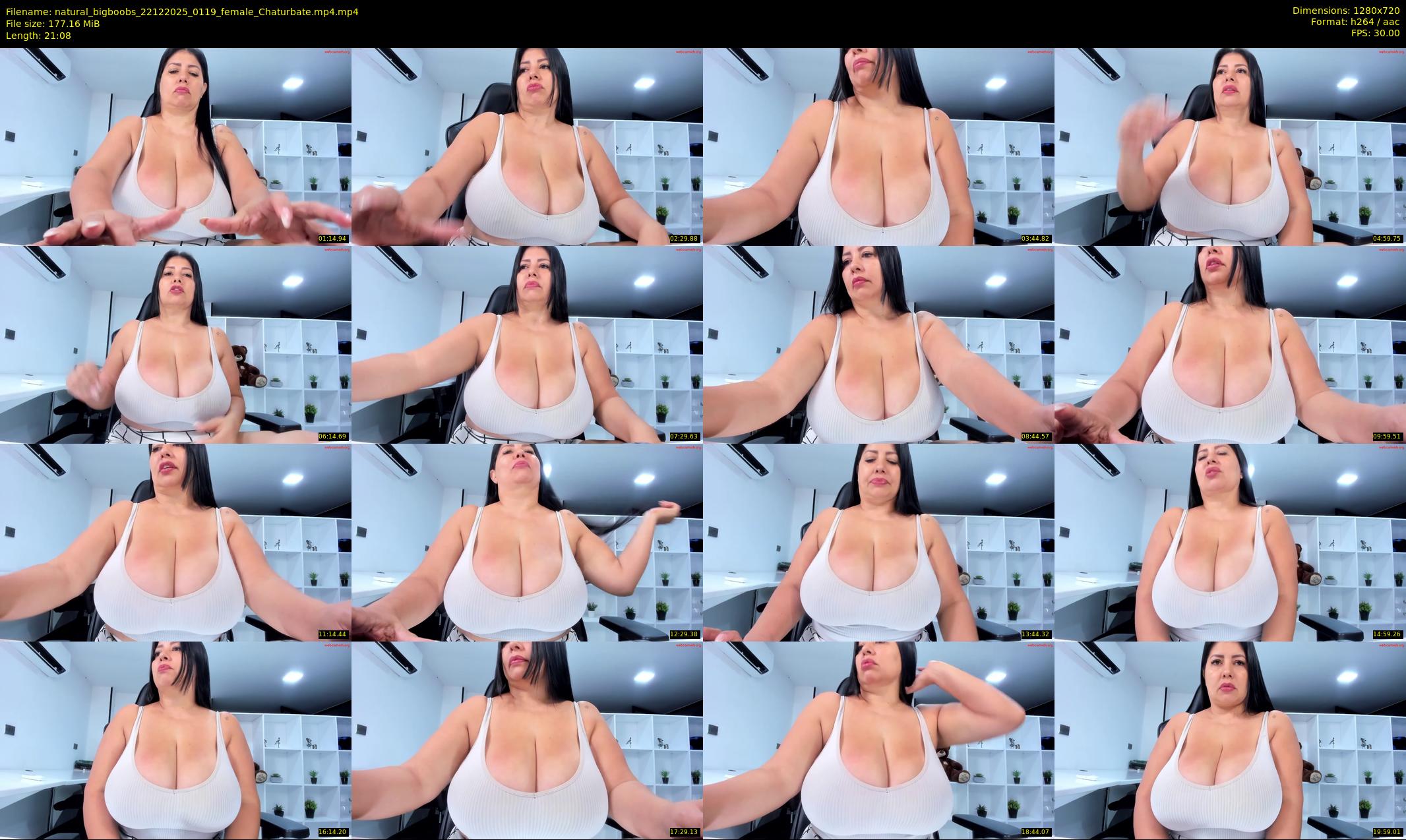 natural_bigboobs — 22 minute Chaturbate female cam show recording, 720p, Dec 22, 2025