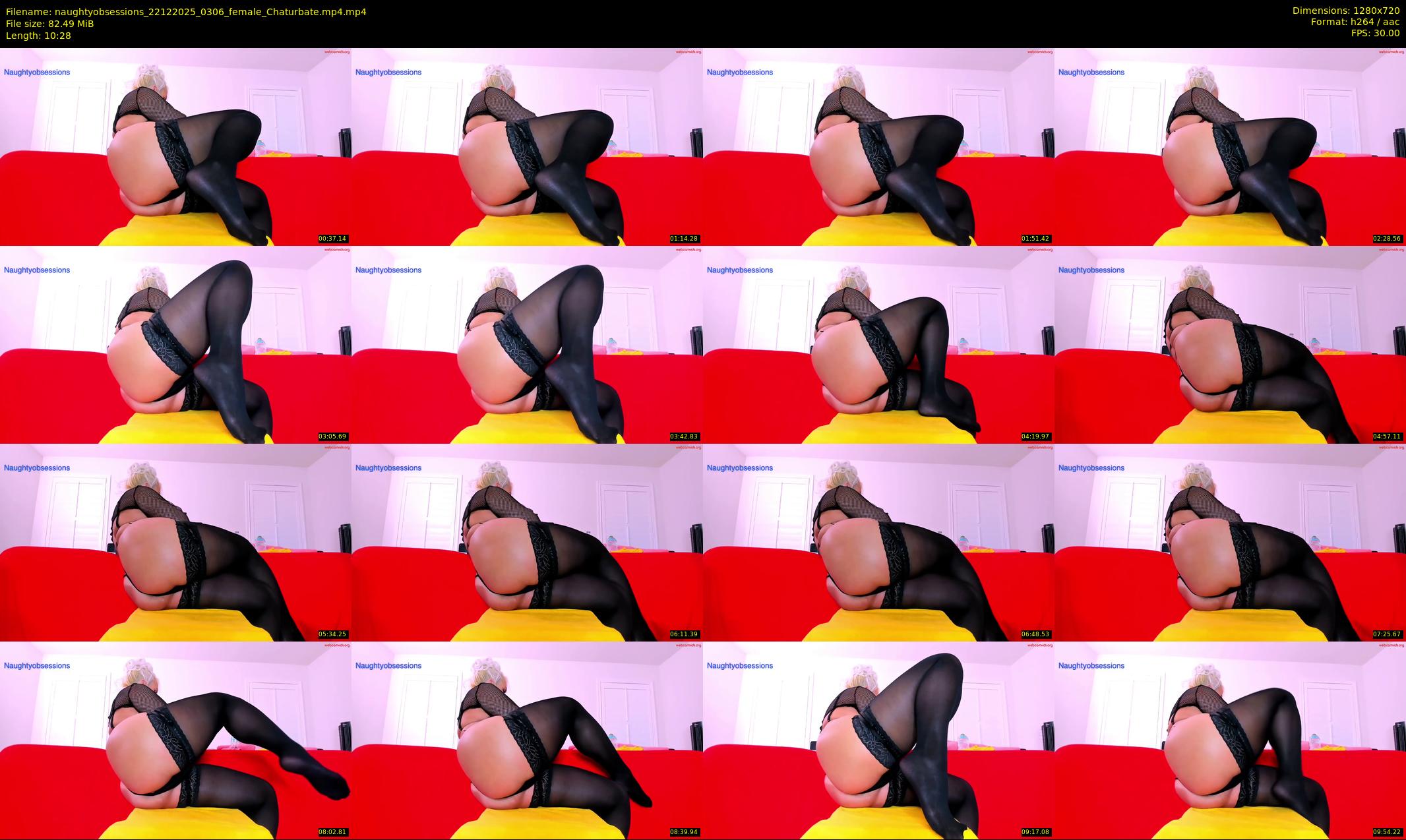 naughtyobsessions — 11 minute Chaturbate female cam show recording, 720p, Dec 22, 2025