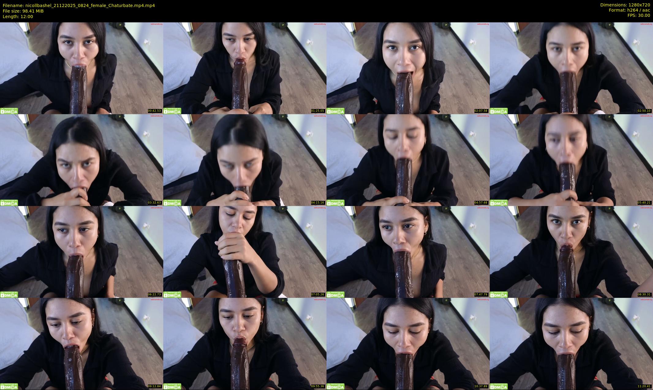 nicollbashel — 12 minute Chaturbate female cam show recording, 720p, Dec 21, 2025