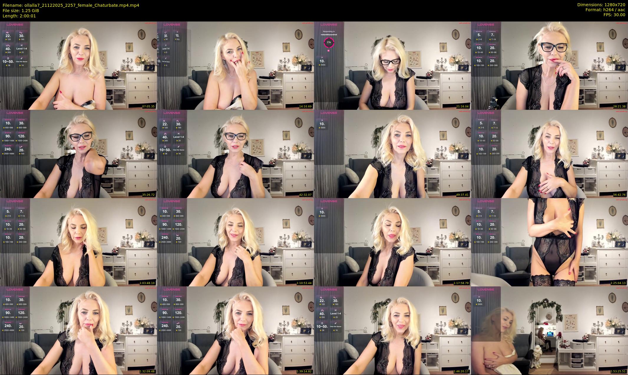 ollalla7 — 121 minute Chaturbate female cam show recording, 720p, Dec 21, 2025