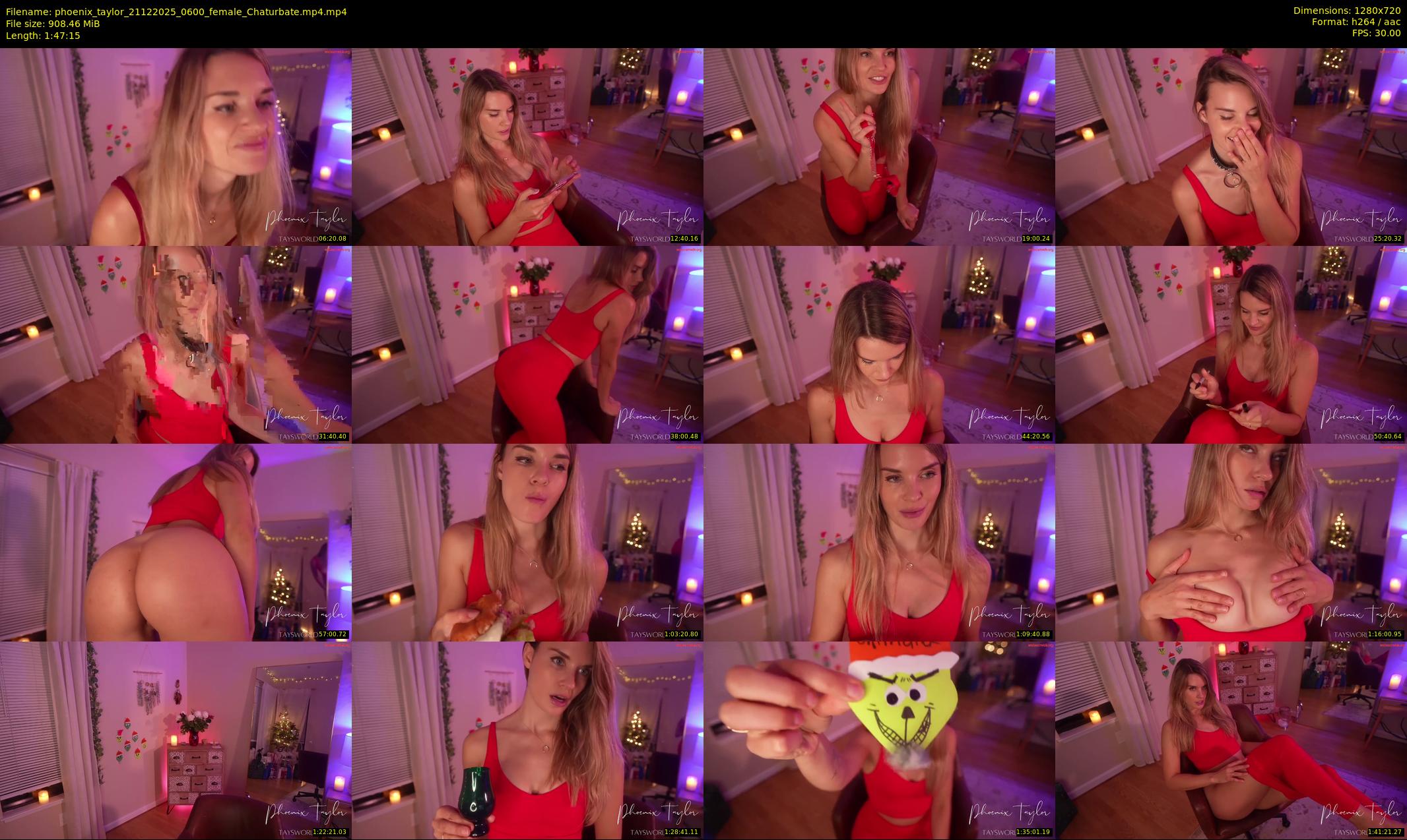 phoenix_taylor — 108 minute Chaturbate female cam show recording, 720p, Dec 21, 2025
