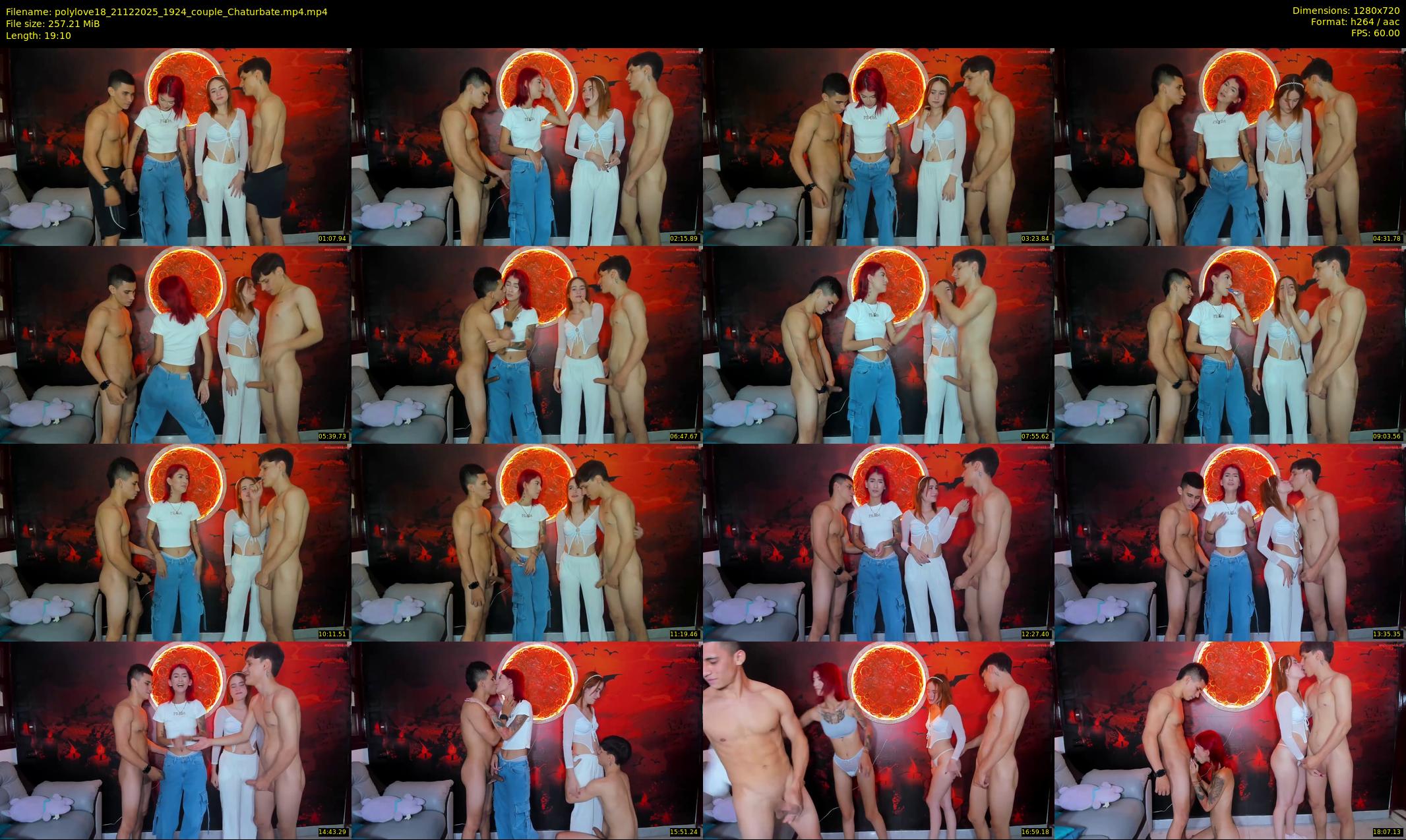 polylove18 — 20 minute Chaturbate couple cam show recording, 720p, Dec 21, 2025