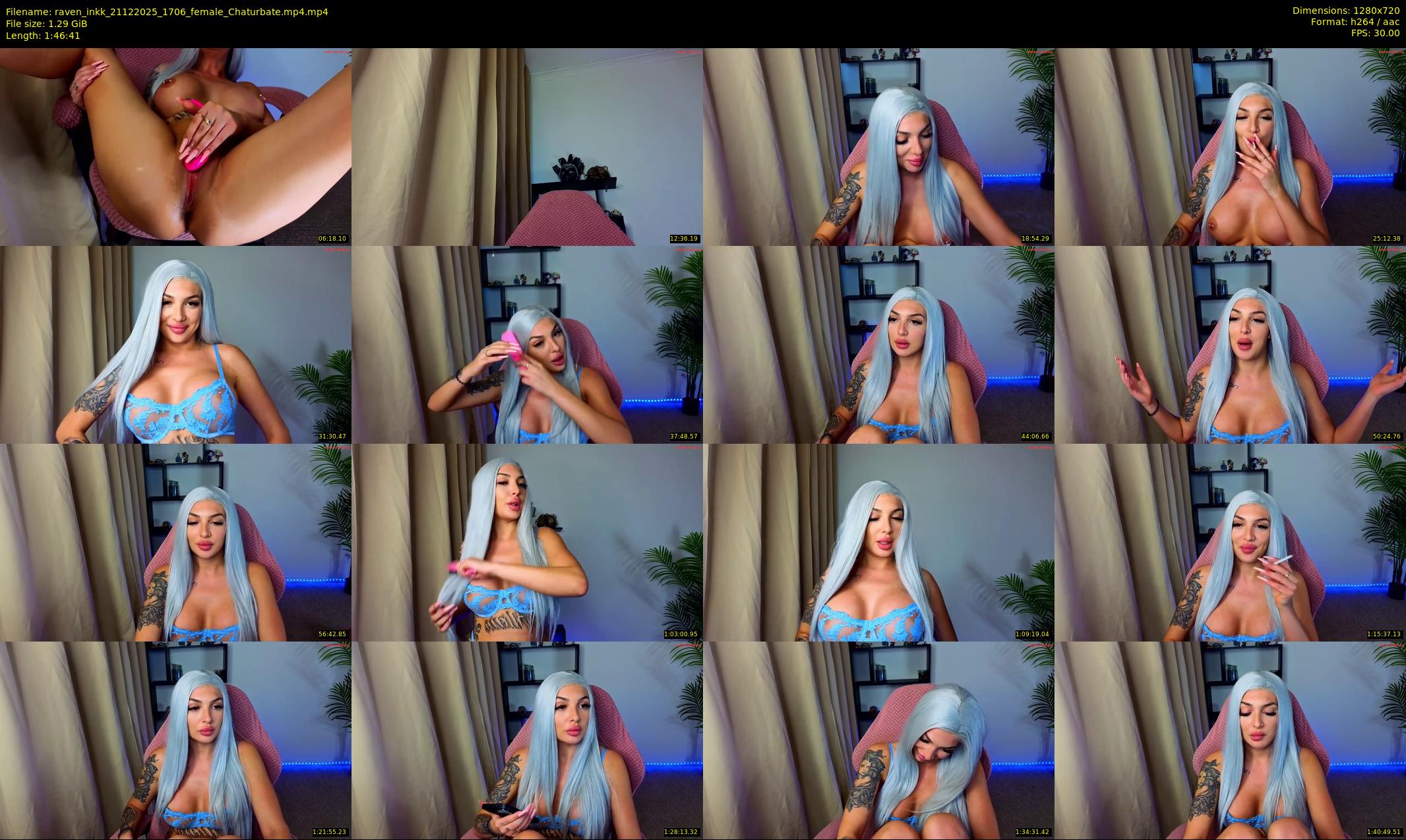 raven_inkk — 107 minute Chaturbate female cam show recording, 720p, Dec 21, 2025