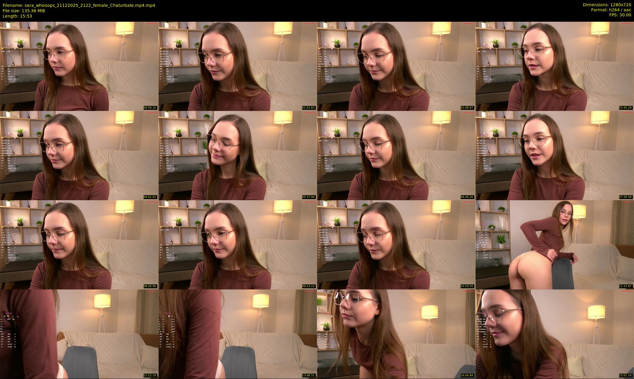 sara_whooops — 16 minute Chaturbate female cam show recording, 720p, Dec 21, 2025