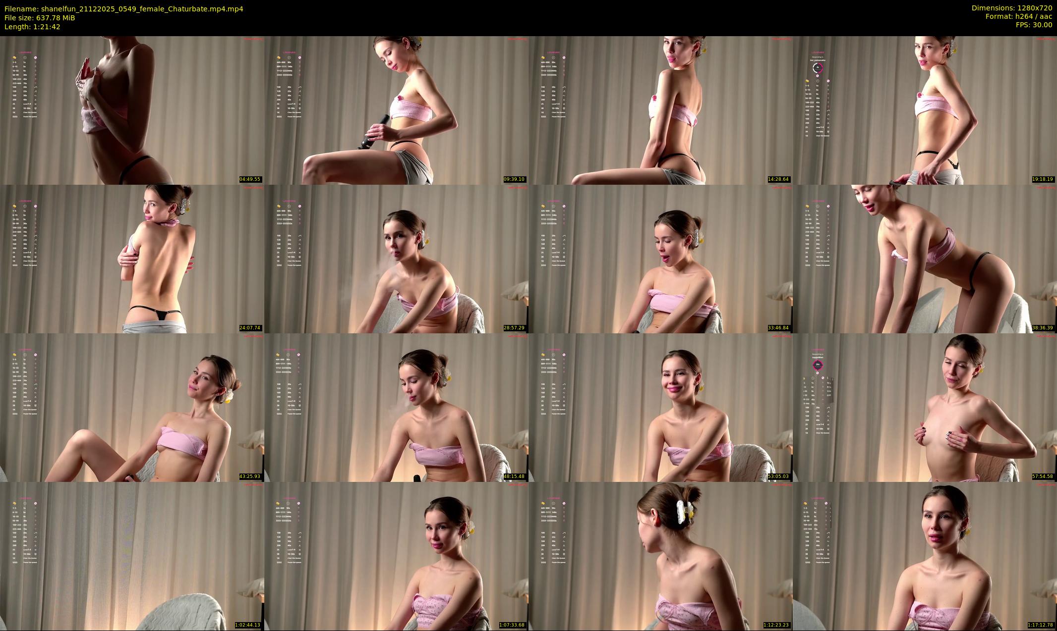 shanelfun — 82 minute Chaturbate female cam show recording, 720p, Dec 21, 2025