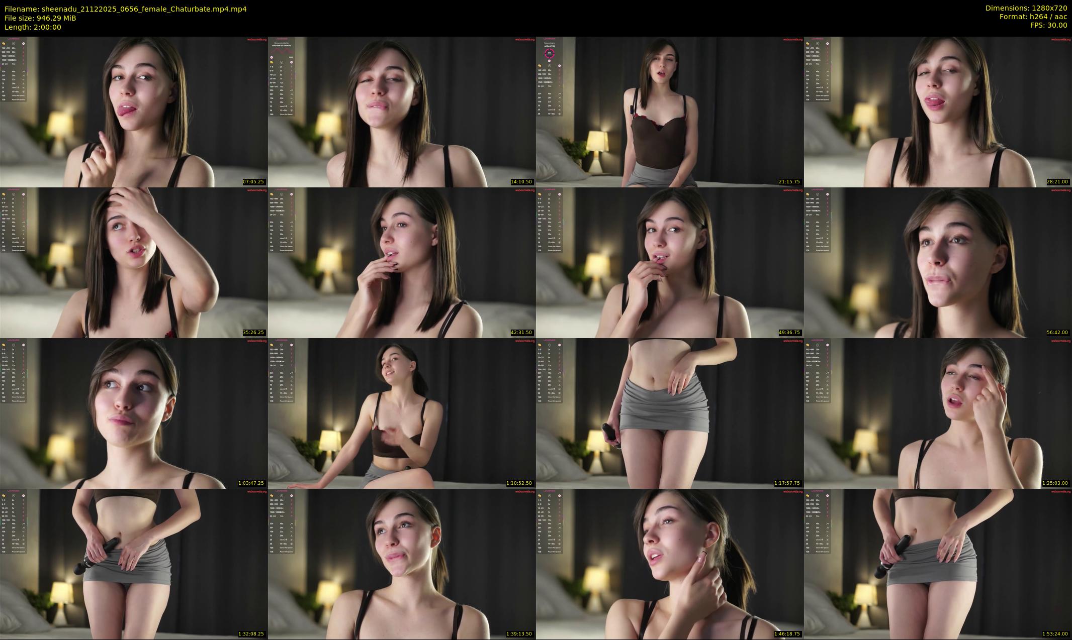 sheenadu — 120 minute Chaturbate female cam show recording, 720p, Dec 21, 2025