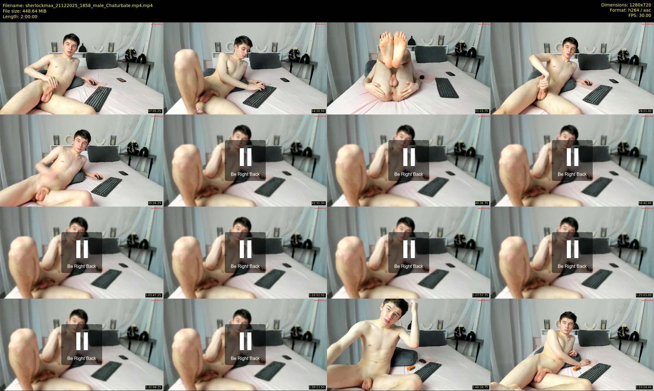 sherlockmax — 120 minute Chaturbate male cam show recording, 720p, Dec 21, 2025