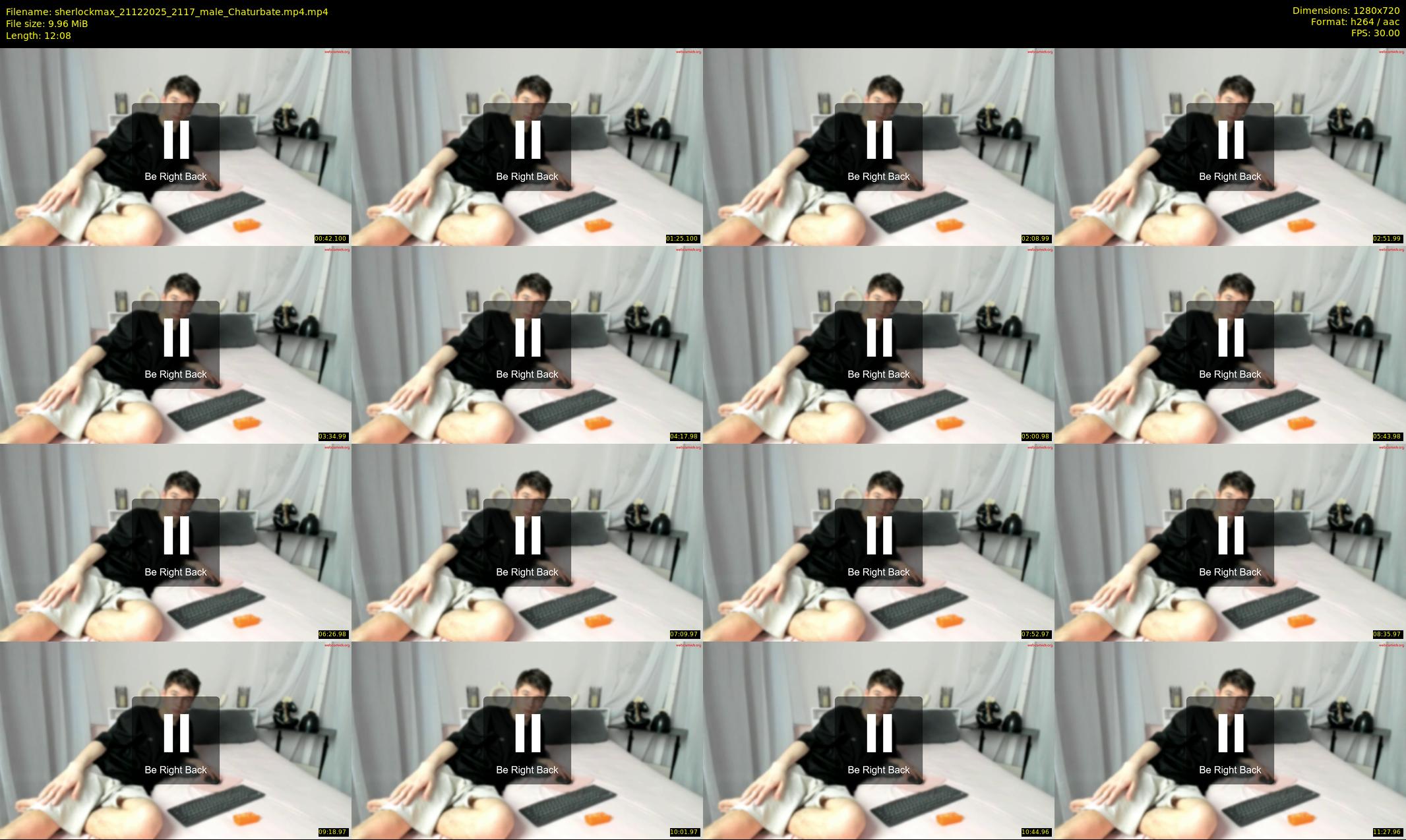 sherlockmax — 13 minute Chaturbate male cam show recording, 720p, Dec 21, 2025