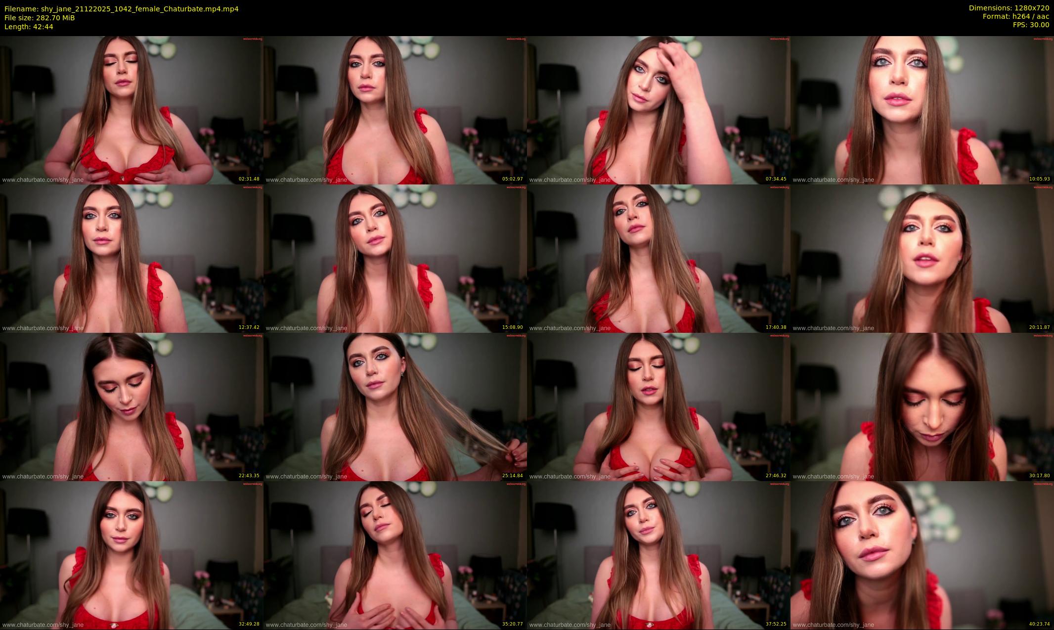 shy_jane — 43 minute Chaturbate female cam show recording, 720p, Dec 21, 2025