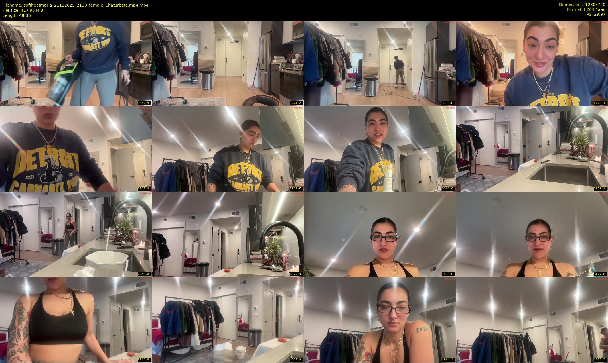 softheatmaria — 49 minute Chaturbate female cam show recording, 720p, Dec 21, 2025