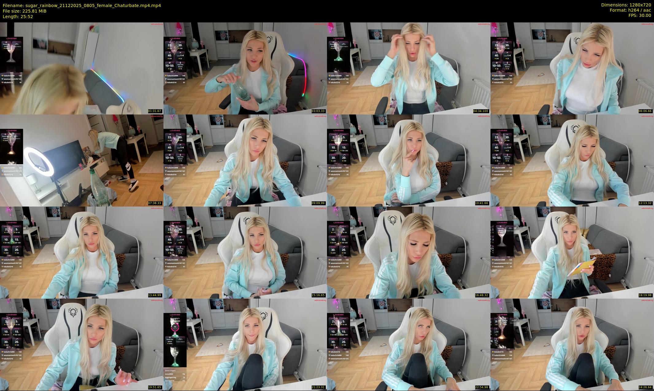 sugar_rainbow — 26 minute Chaturbate female cam show recording, 720p, Dec 21, 2025