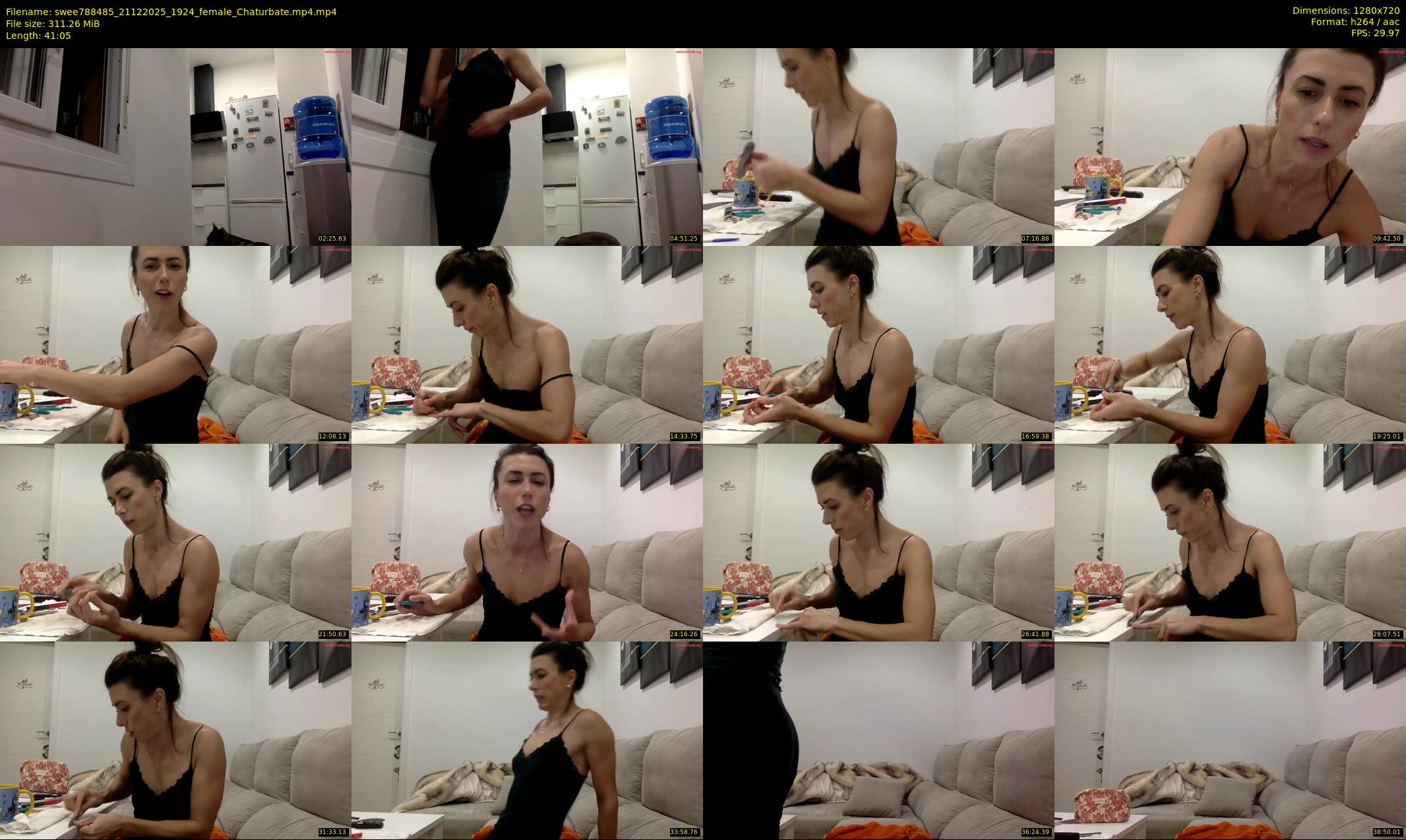 swee788485 — 42 minute Chaturbate female cam show recording, 720p, Dec 21, 2025