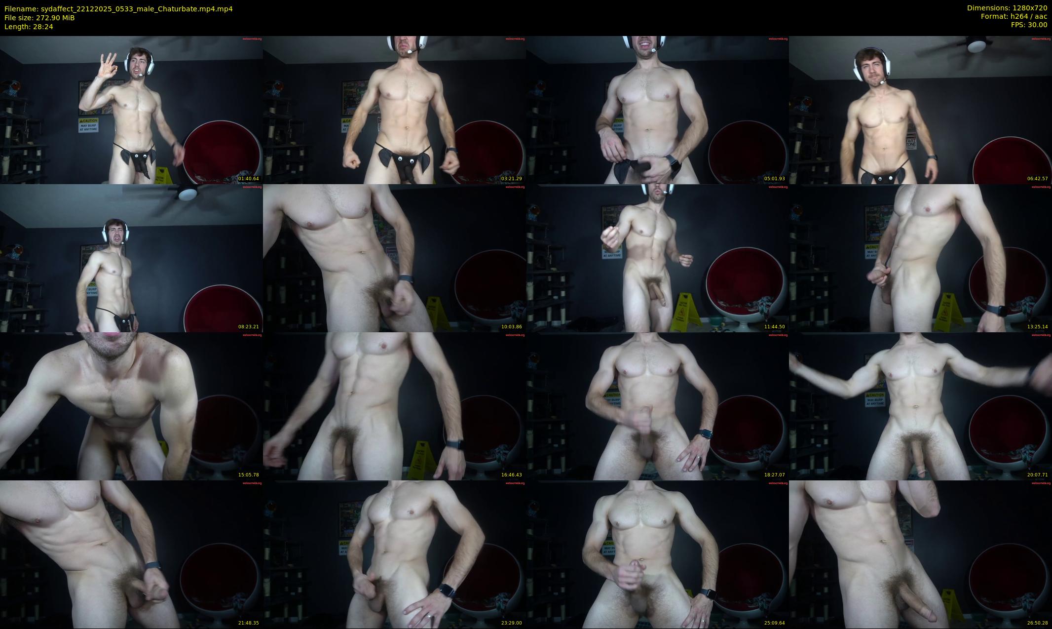 sydaffect — 29 minute Chaturbate male cam show recording, 720p, Dec 22, 2025