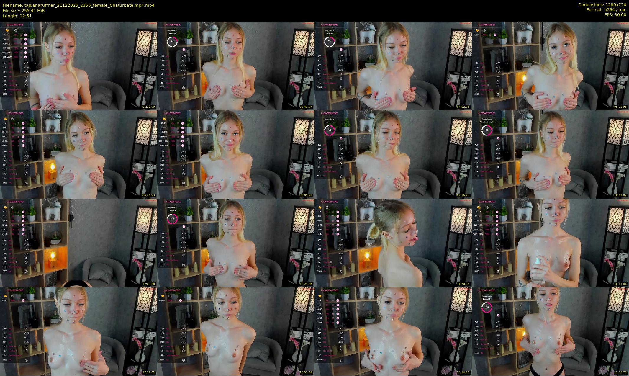 tajuanaruffner — 23 minute Chaturbate female cam show recording, 720p, Dec 21, 2025