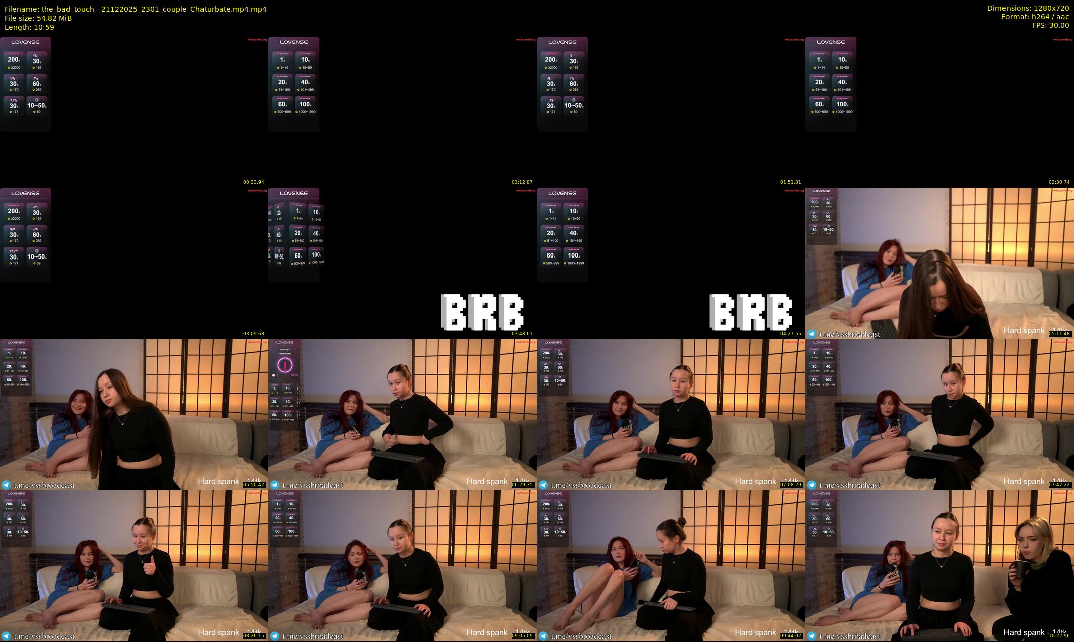 the_bad_touch_ — 11 minute Chaturbate couple cam show recording, 720p, Dec 21, 2025