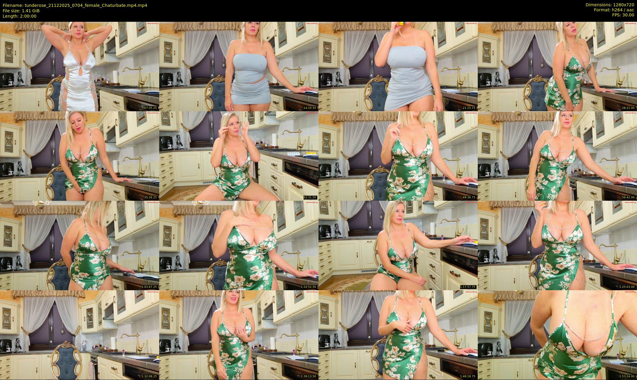 tunderose — 120 minute Chaturbate female cam show recording, 720p, Dec 21, 2025