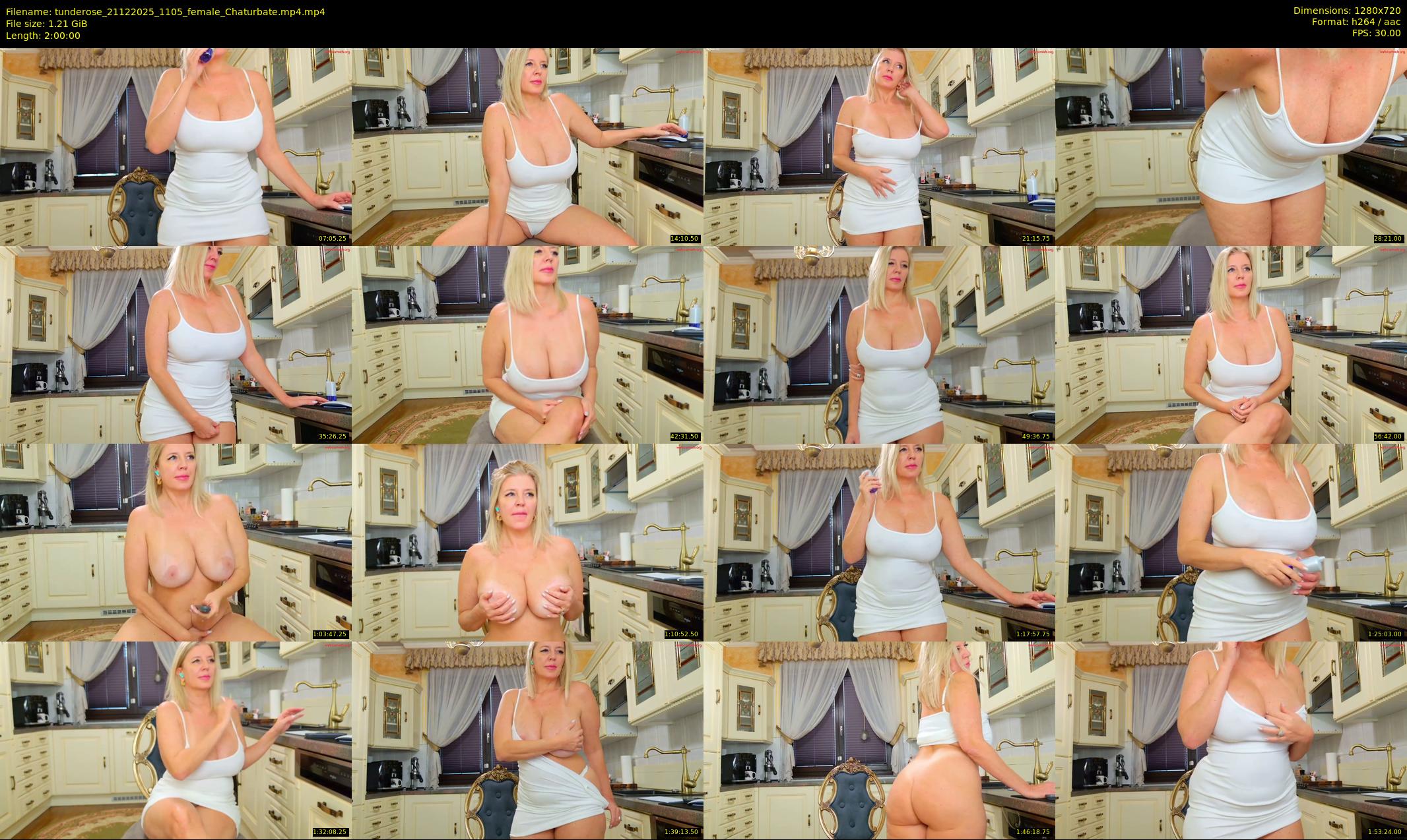 tunderose — 120 minute Chaturbate female cam show recording, 720p, Dec 21, 2025