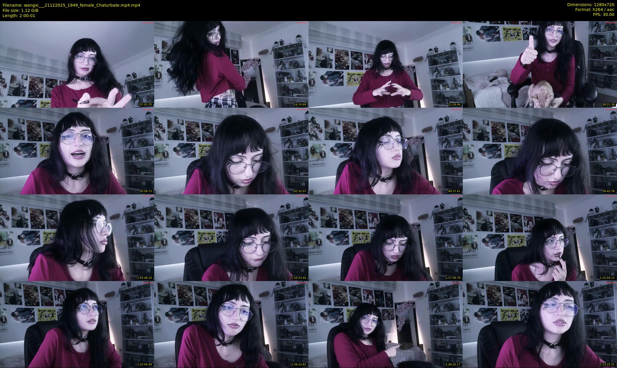 wangxi__ — 121 minute Chaturbate female cam show recording, 720p, Dec 21, 2025