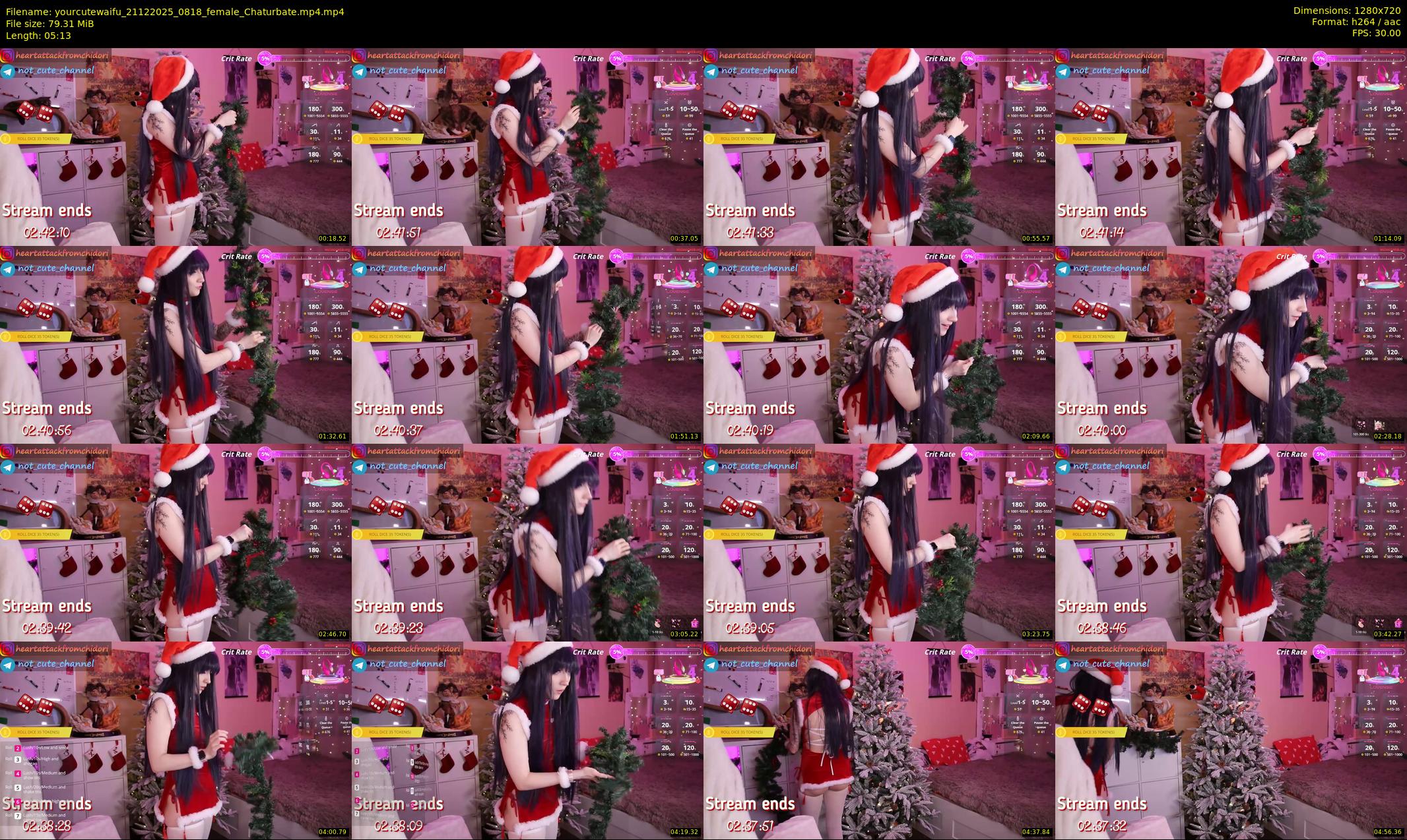 yourcutewaifu — 6 minute Chaturbate female cam show recording, 720p, Dec 21, 2025