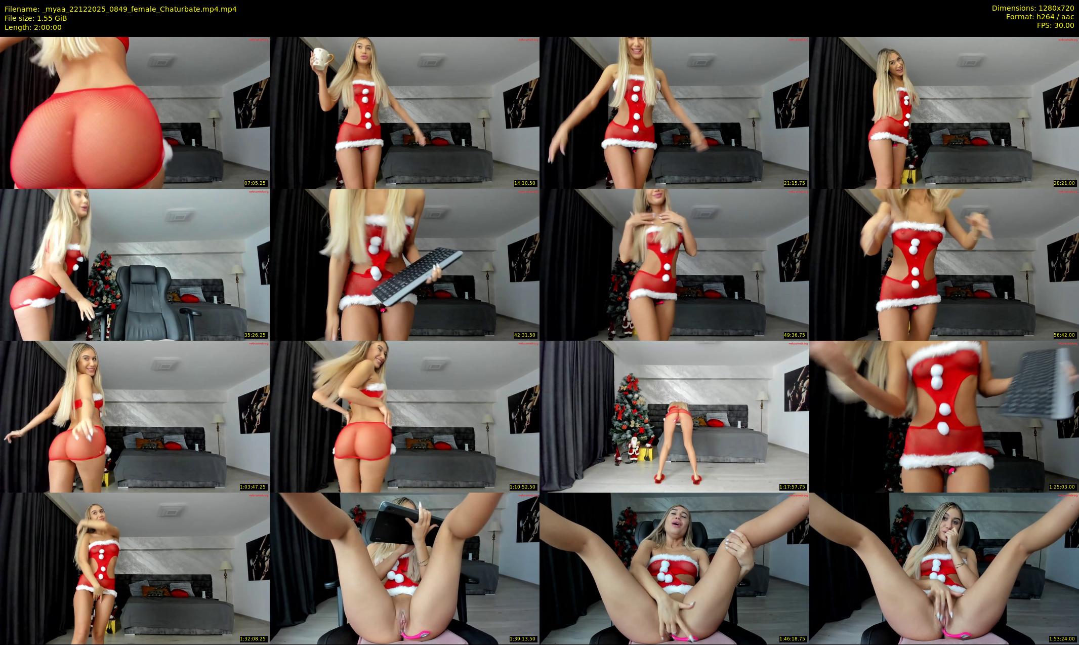 _myaa — 120 minute Chaturbate female cam show recording, 720p, Dec 22, 2025